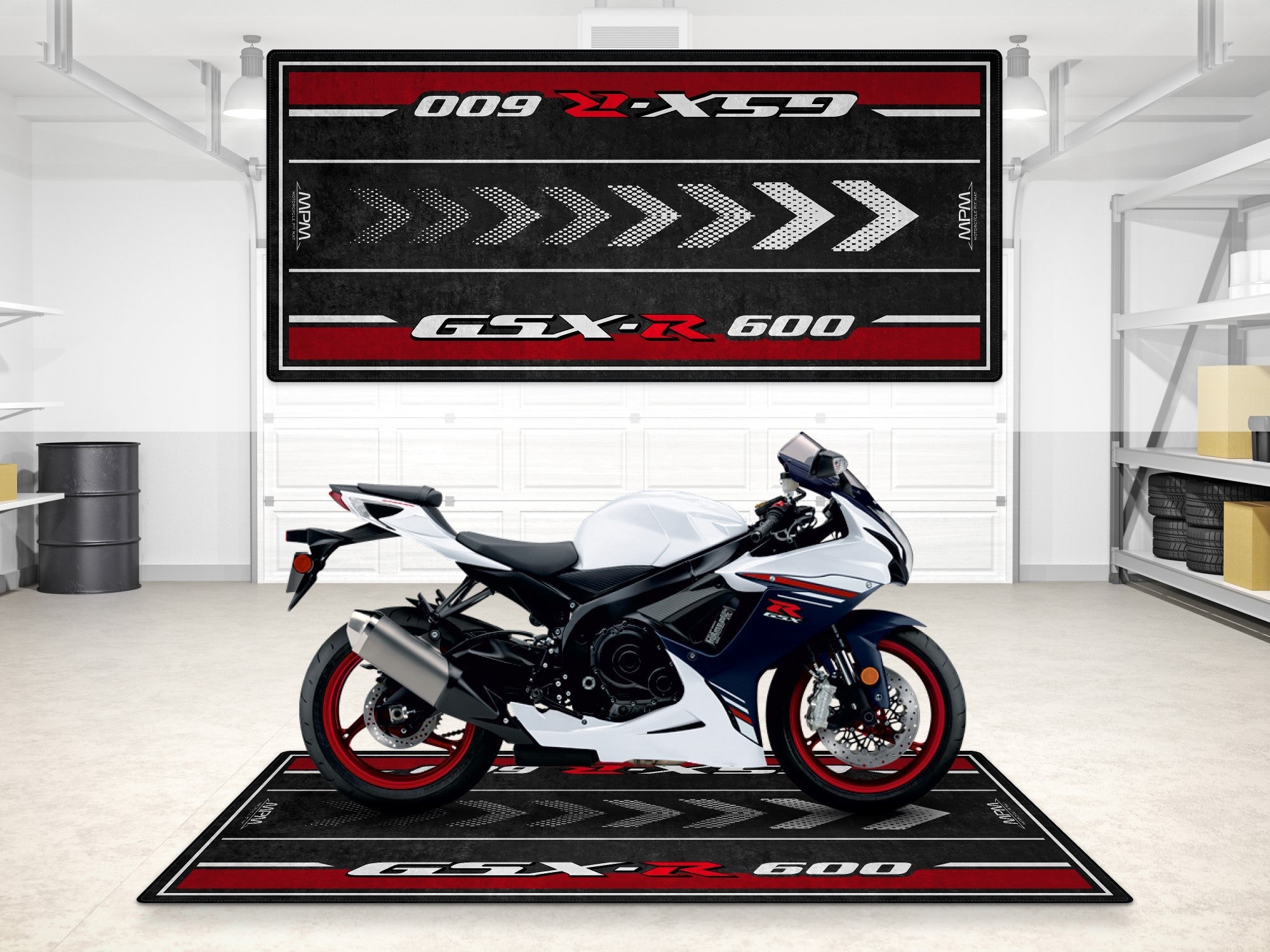 MPM Motorcycle Mat for Suzuki GSX-R600 - MM7358