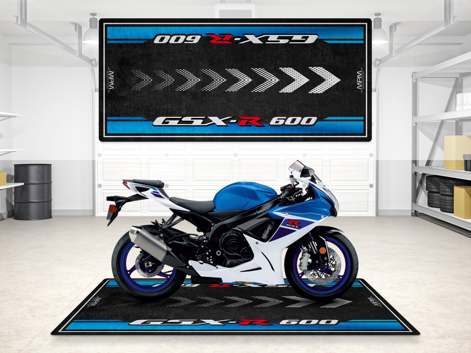 MPM Motorcycle Mat for Suzuki GSX-R600 - MM7358