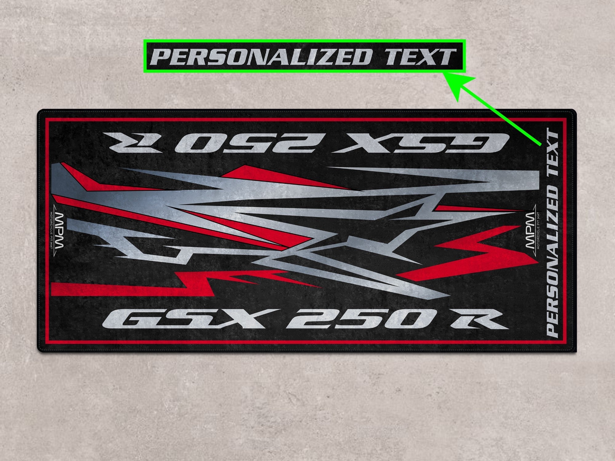 MPM Motorcycle Mat for Suzuki GSX-250R - MM7360