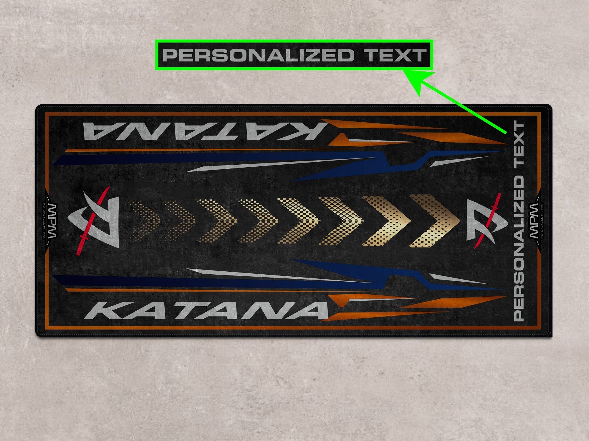 MPM Motorcycle Mat for Suzuki Katana - MM7361