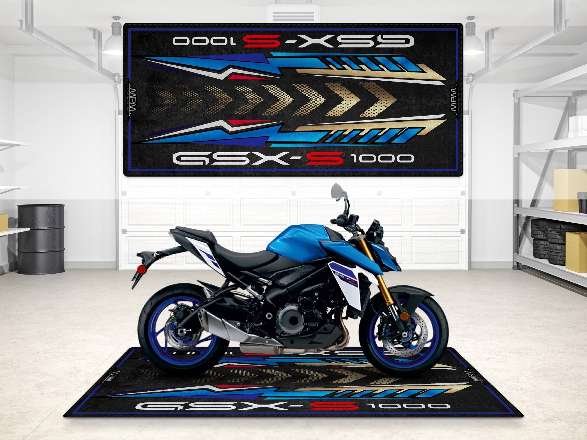 MPM Motorcycle Mat for Suzuki GSX-S1000 - MM7364