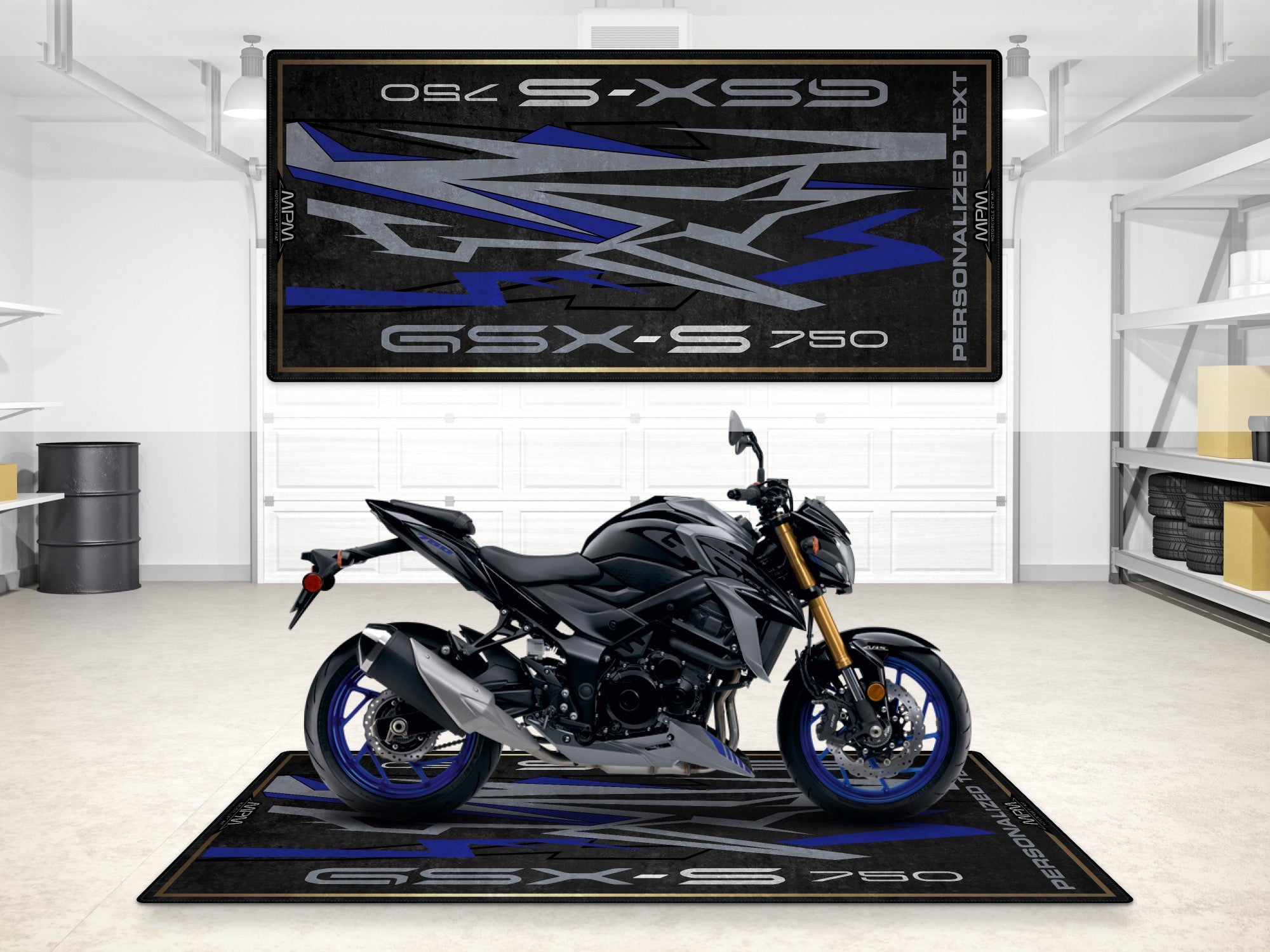 MPM Motorcycle Mat for Suzuki GSX-S750Z - MM7365