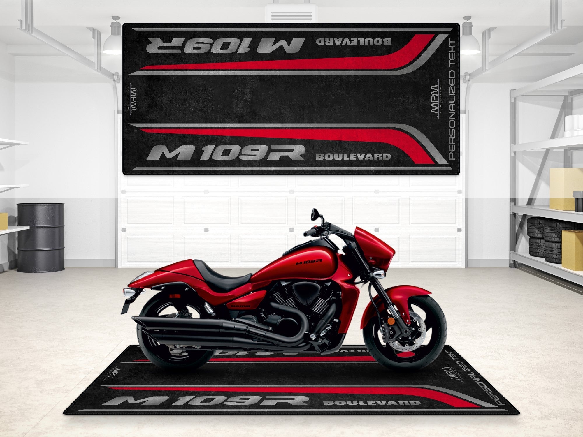 MPM Motorcycle Mat for Suzuki Boulevard M109R - MM7366