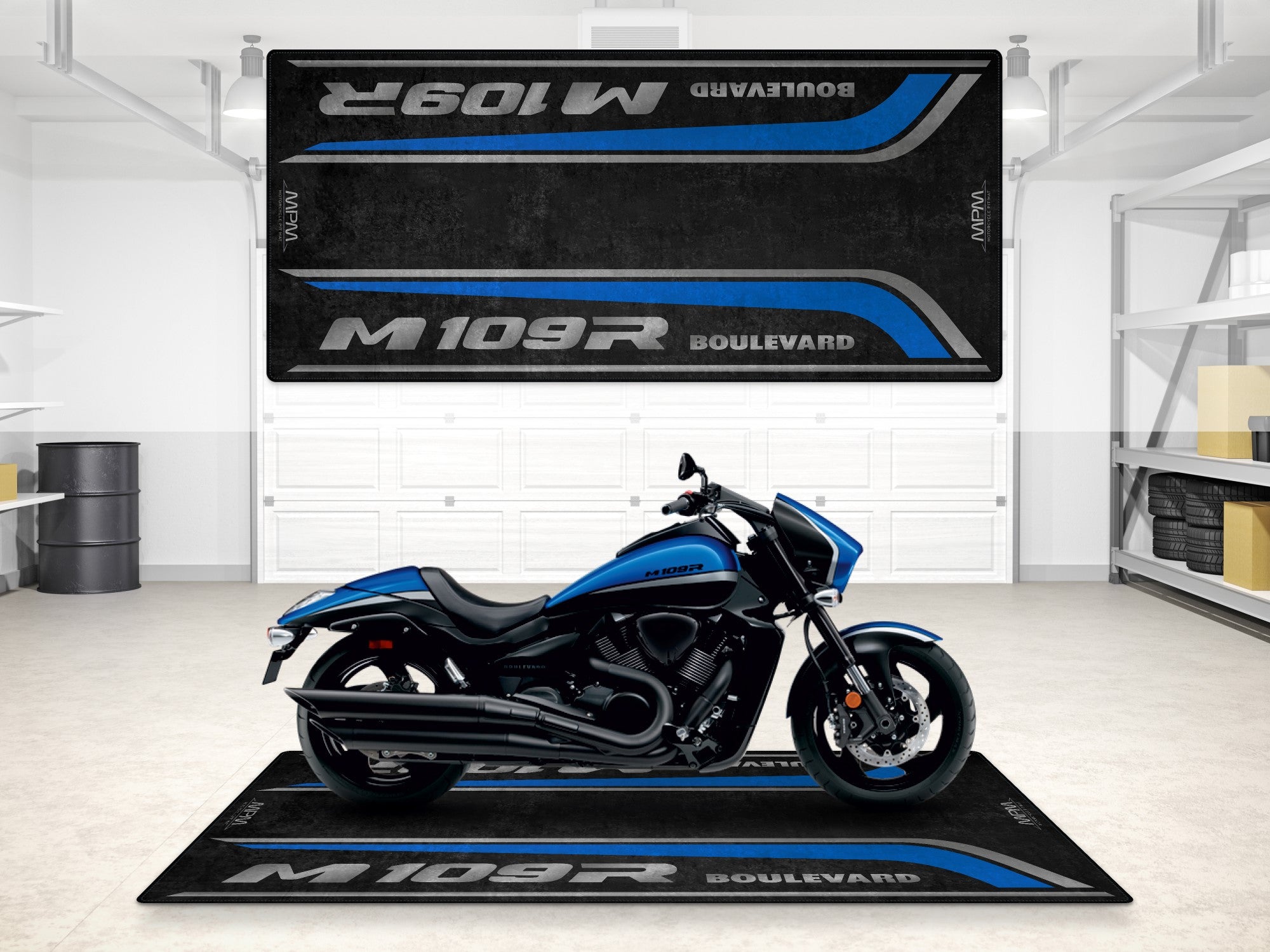 MPM Motorcycle Mat for Suzuki Boulevard M109R - MM7366