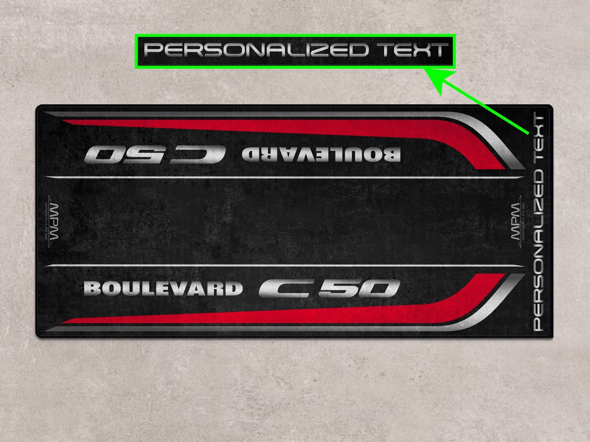 MPM Motorcycle Mat for Suzuki Boulevard C50 - MM7367