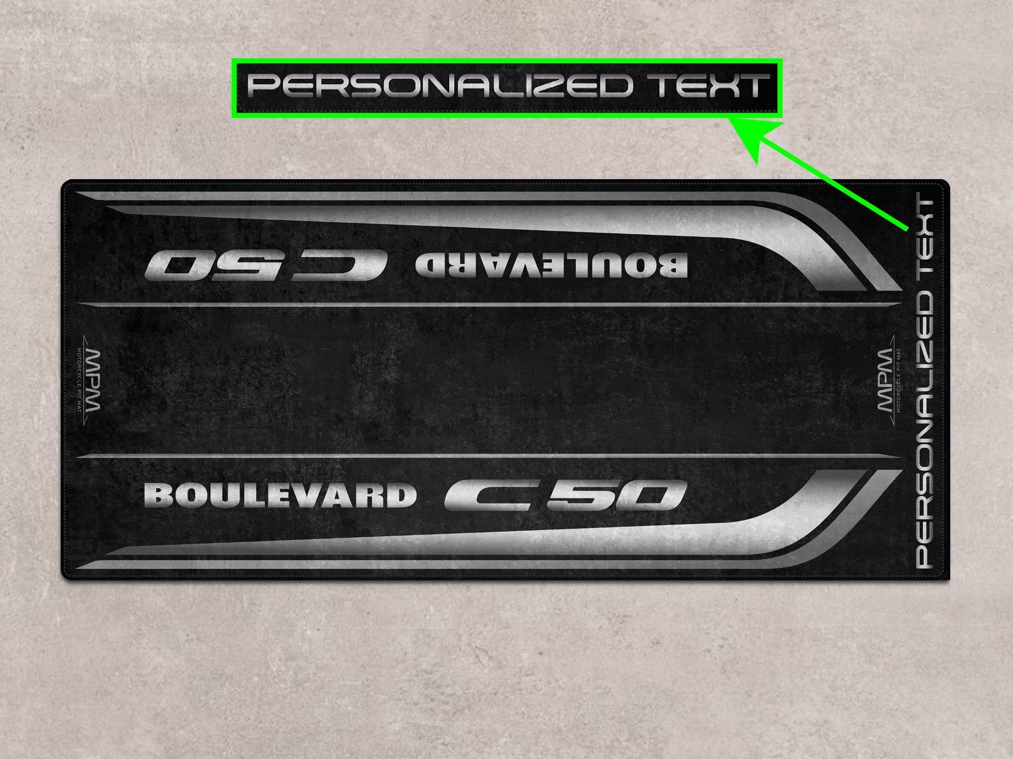 MPM Motorcycle Mat for Suzuki Boulevard C50 - MM7367