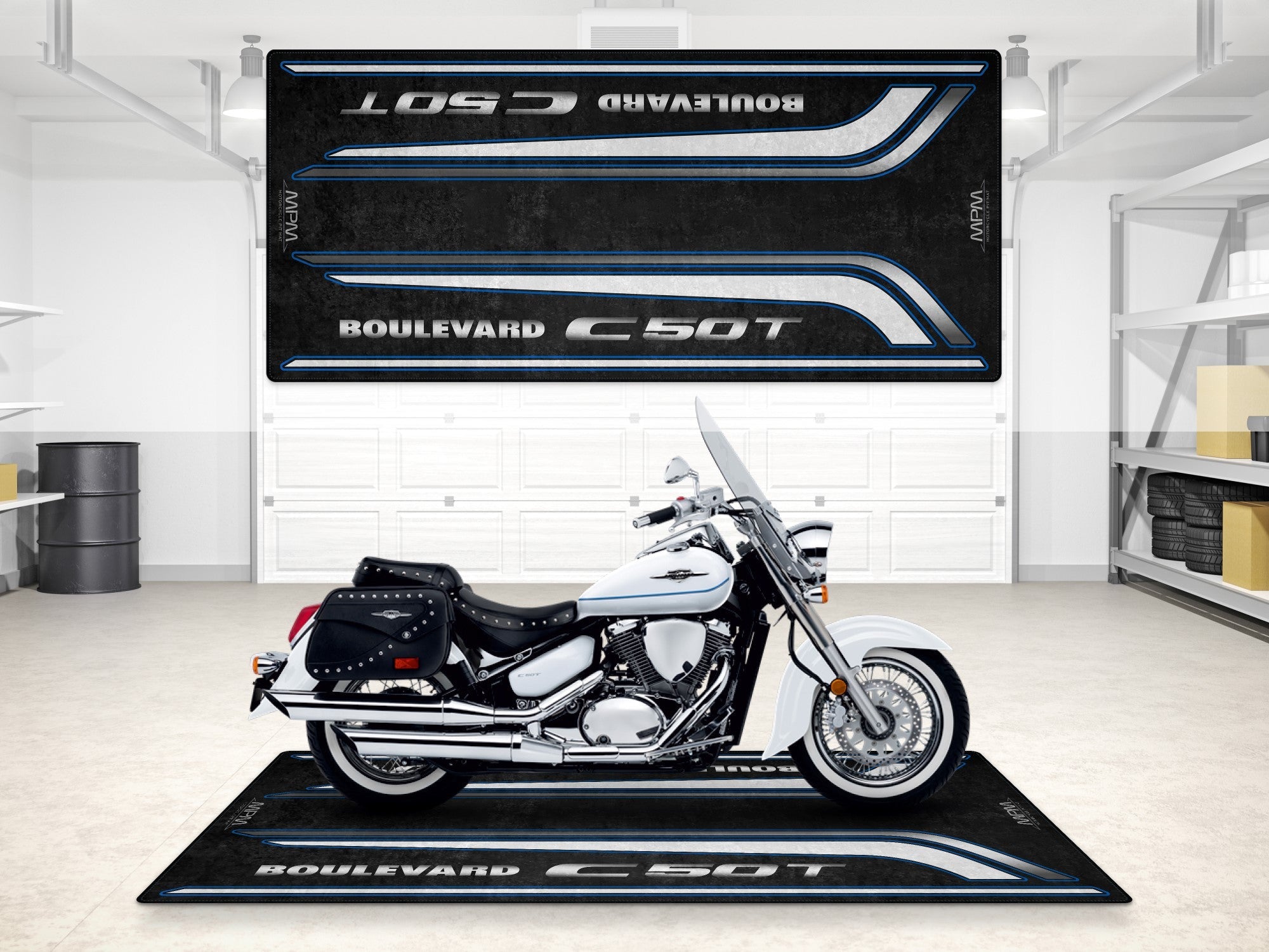 MPM Motorcycle Mat for Suzuki C50T - MM7368