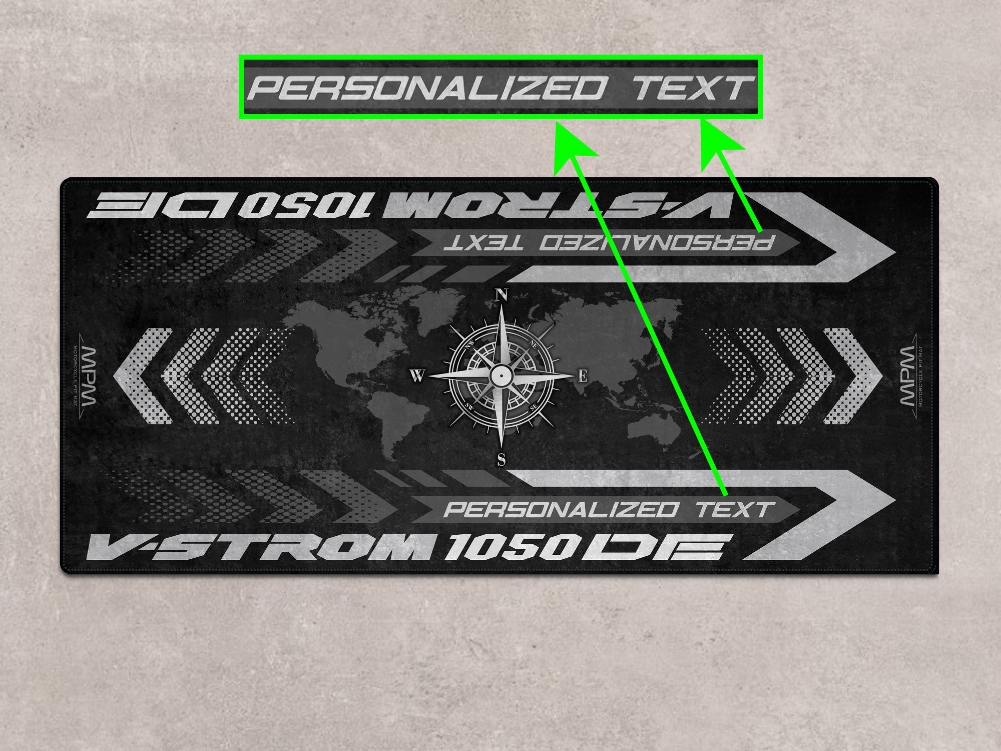 MPM Motorcycle Mat for Suzuki V-STROM 1050DE - MM7370