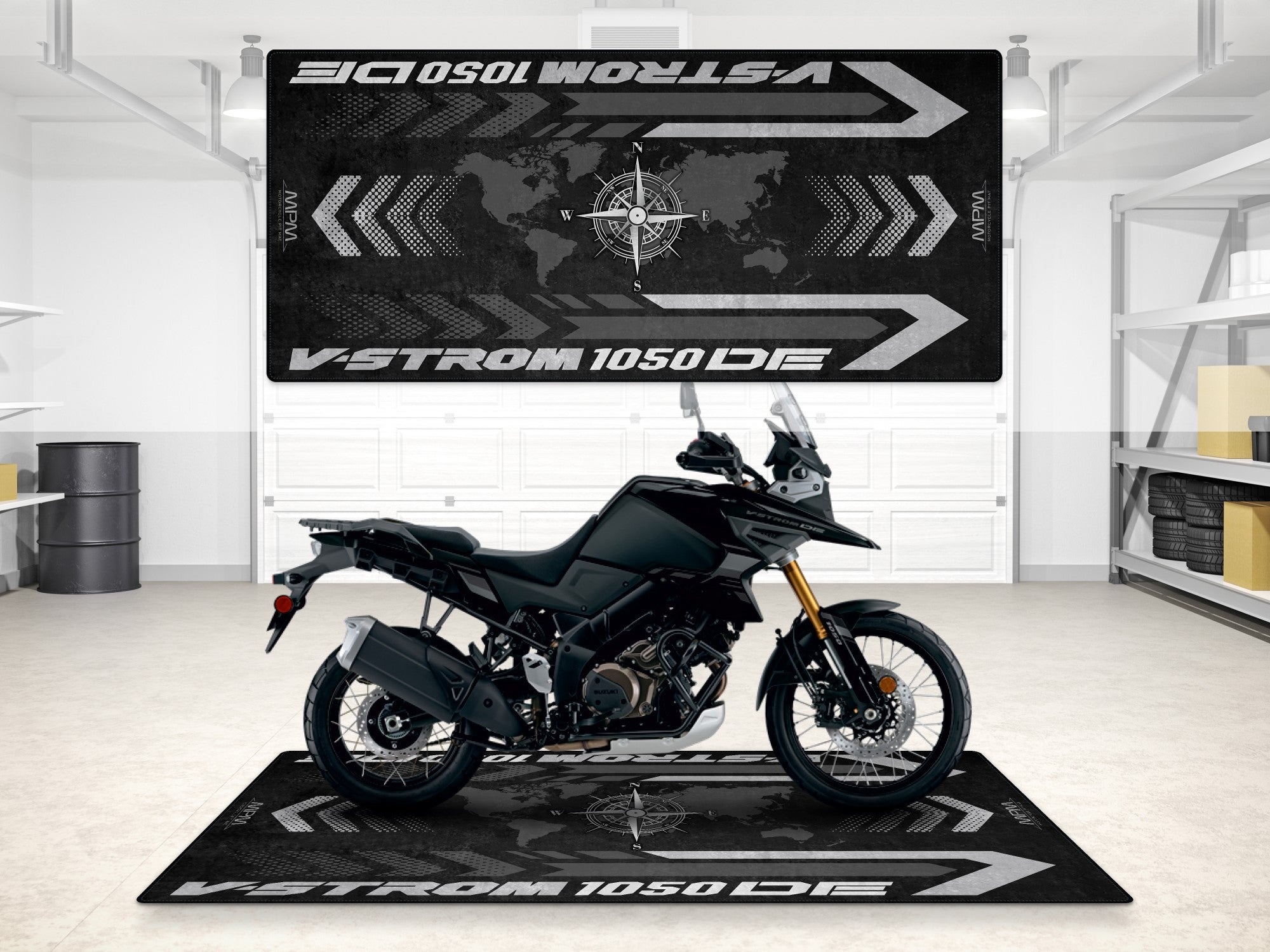 MPM Motorcycle Mat for Suzuki V-STROM 1050DE - MM7370