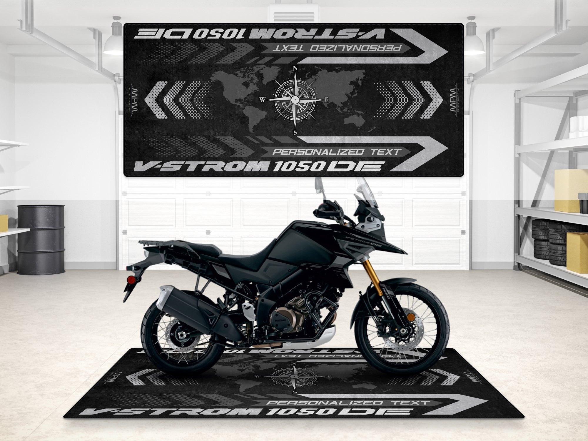 MPM Motorcycle Mat for Suzuki V-STROM 1050DE - MM7370