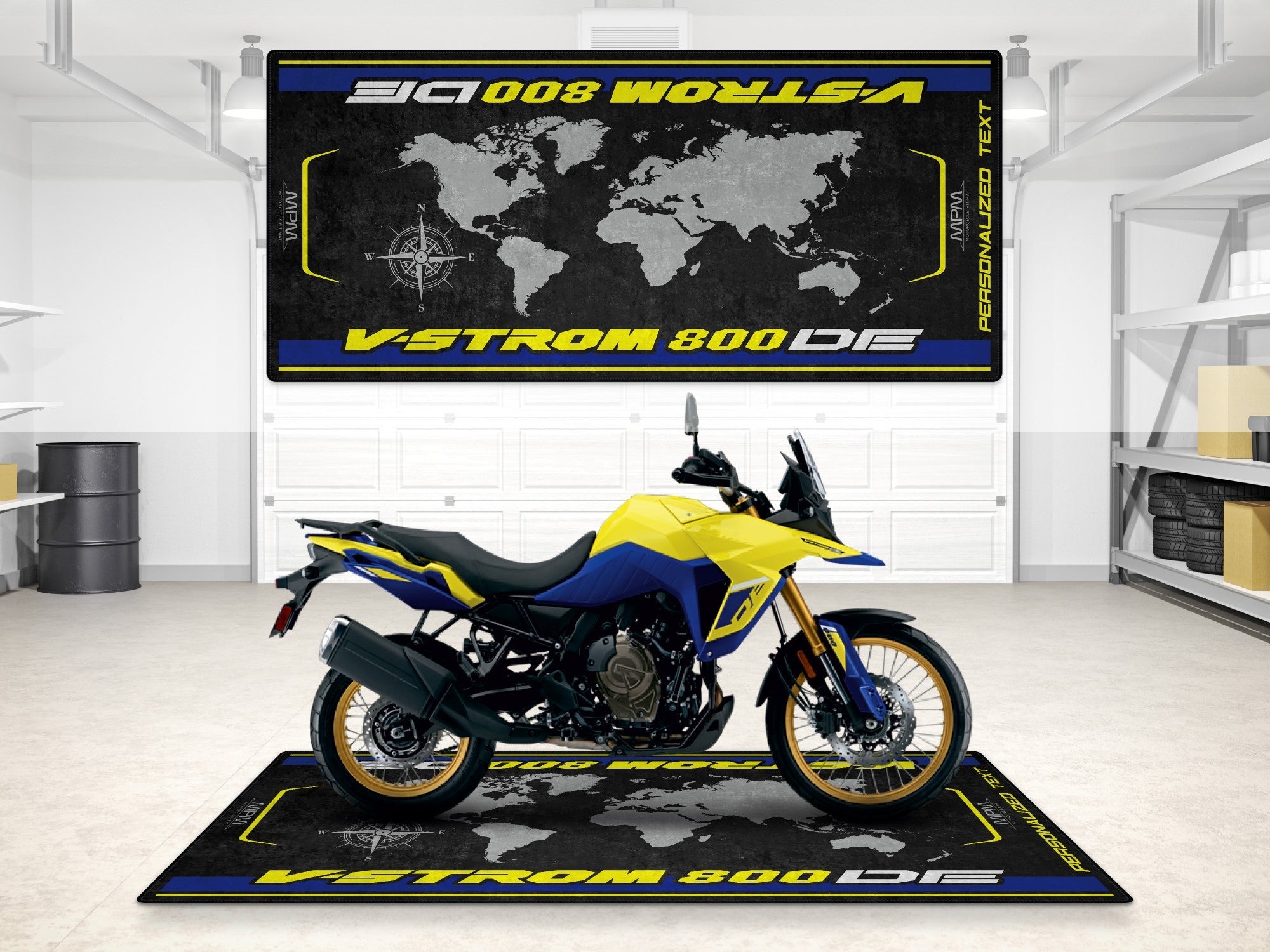 MPM Motorcycle Mat for Suzuki V-STROM 800DE - MM7373