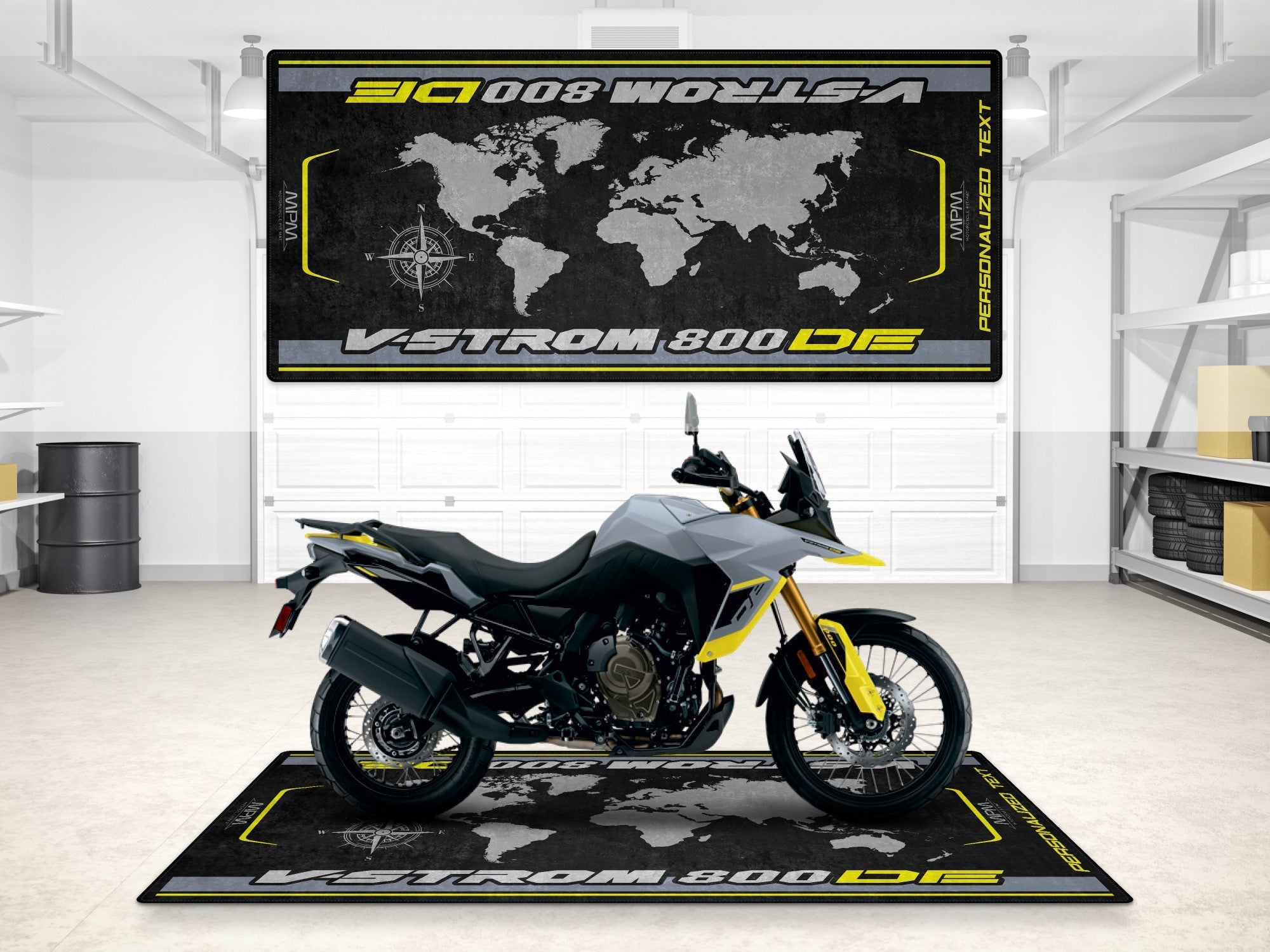 MPM Motorcycle Mat for Suzuki V-STROM 800DE - MM7373