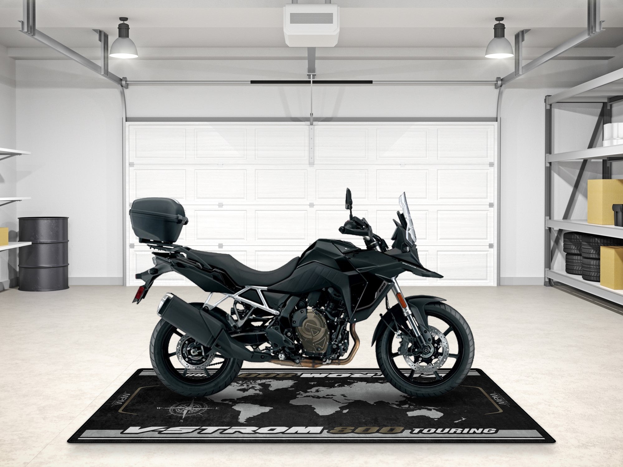 MPM Motorcycle Mat for Suzuki V-STROM 800 Touring - MM7374