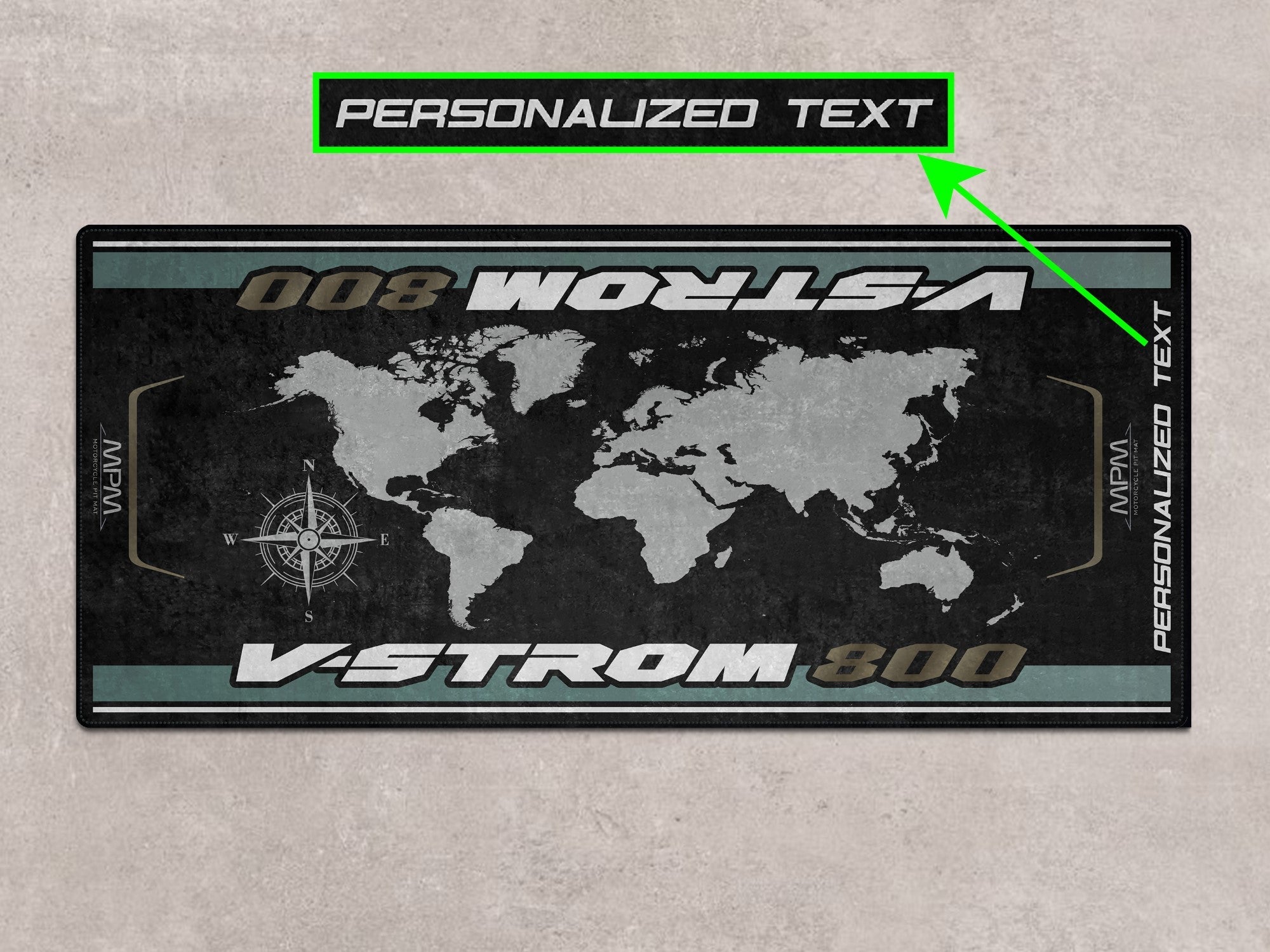 MPM Motorcycle Mat for Suzuki V-STROM 800 - MM7375