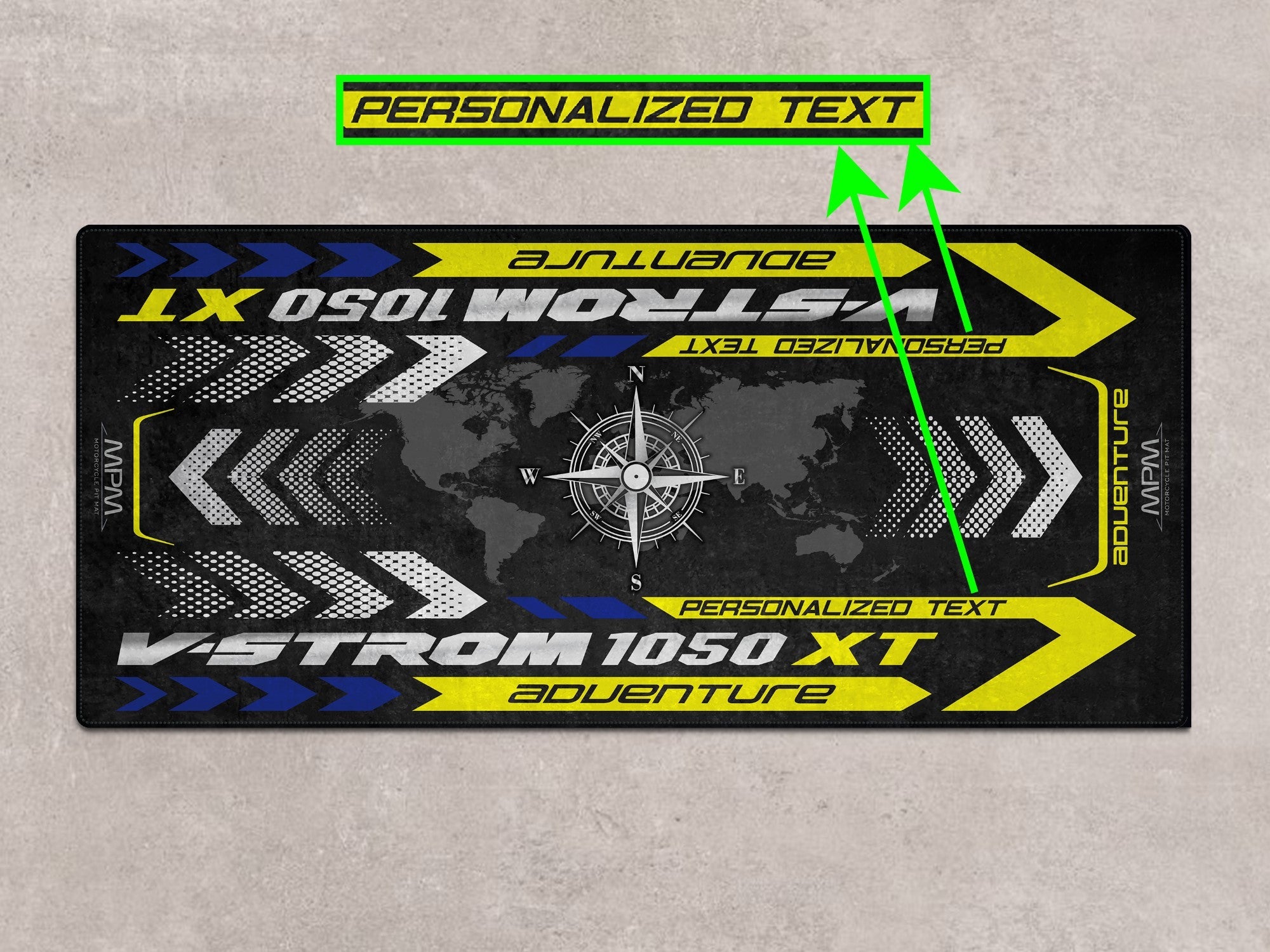 MPM Motorcycle Mat for Suzuki V-STROM 1050XT Adventure - MM7376