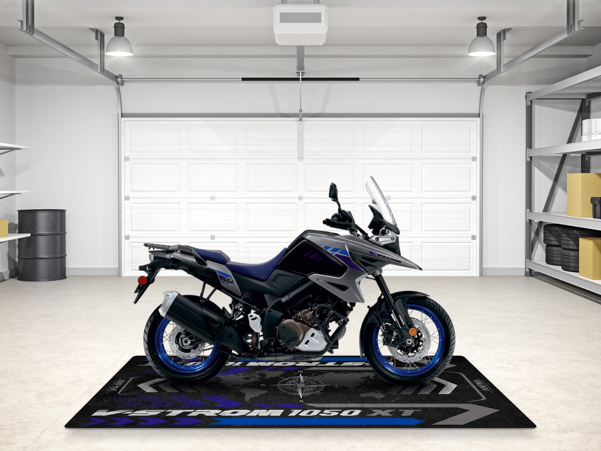 MPM Motorcycle Mat for Suzuki V-STROM 1050XT - MM7377