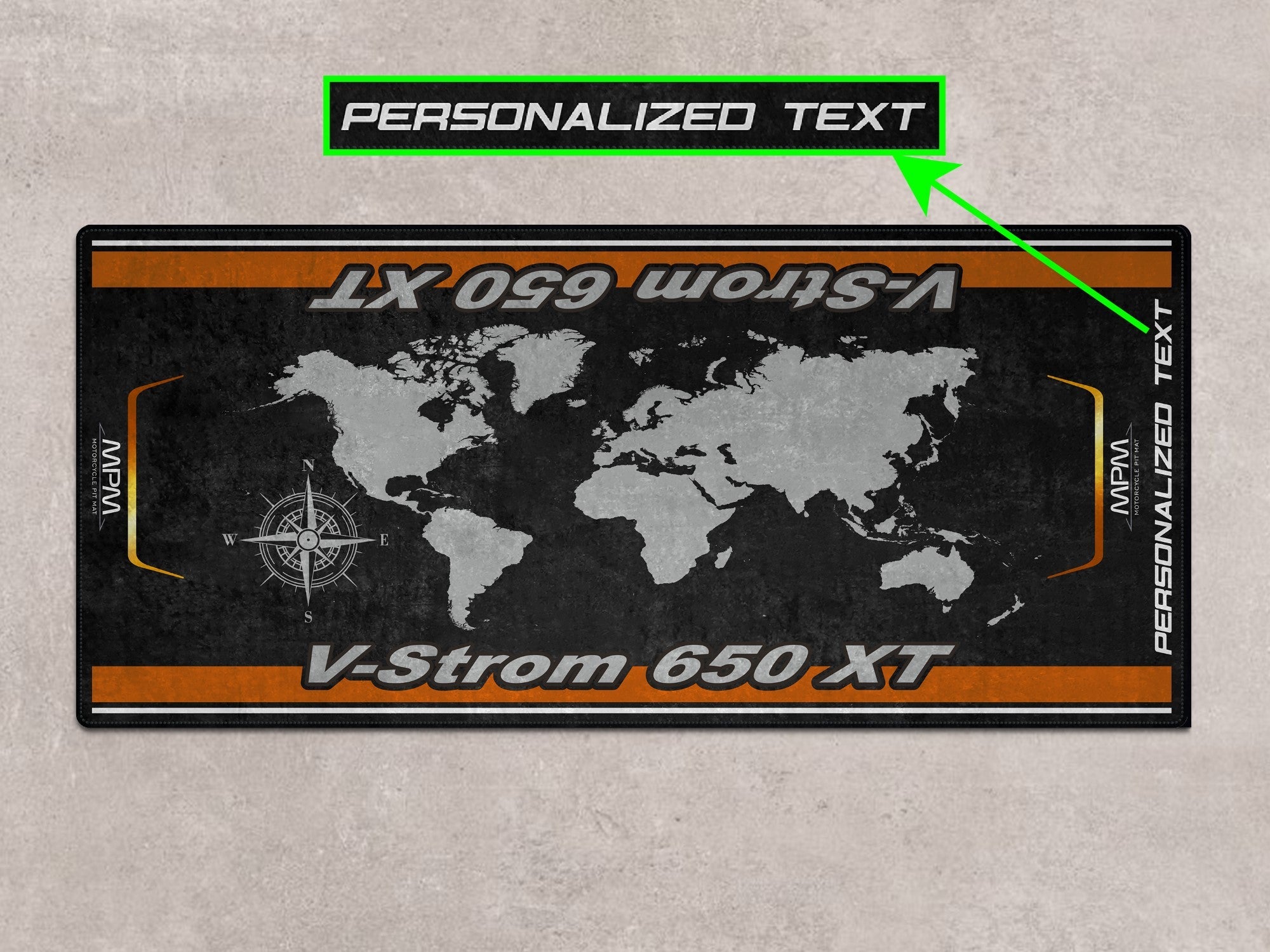 MPM Motorcycle Mat for Suzuki V-STROM 650XT - MM7379