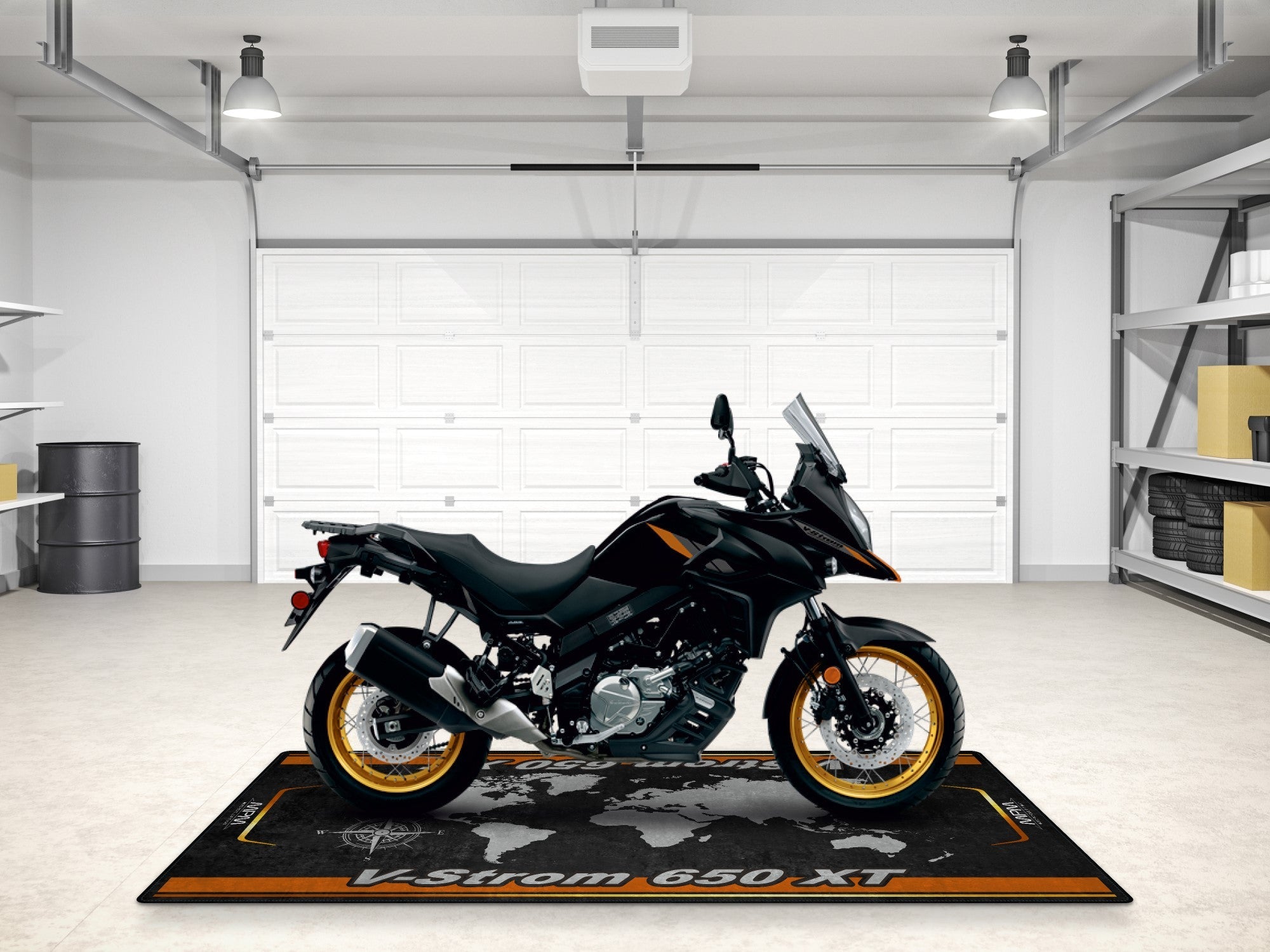 MPM Motorcycle Mat for Suzuki V-STROM 650XT - MM7379