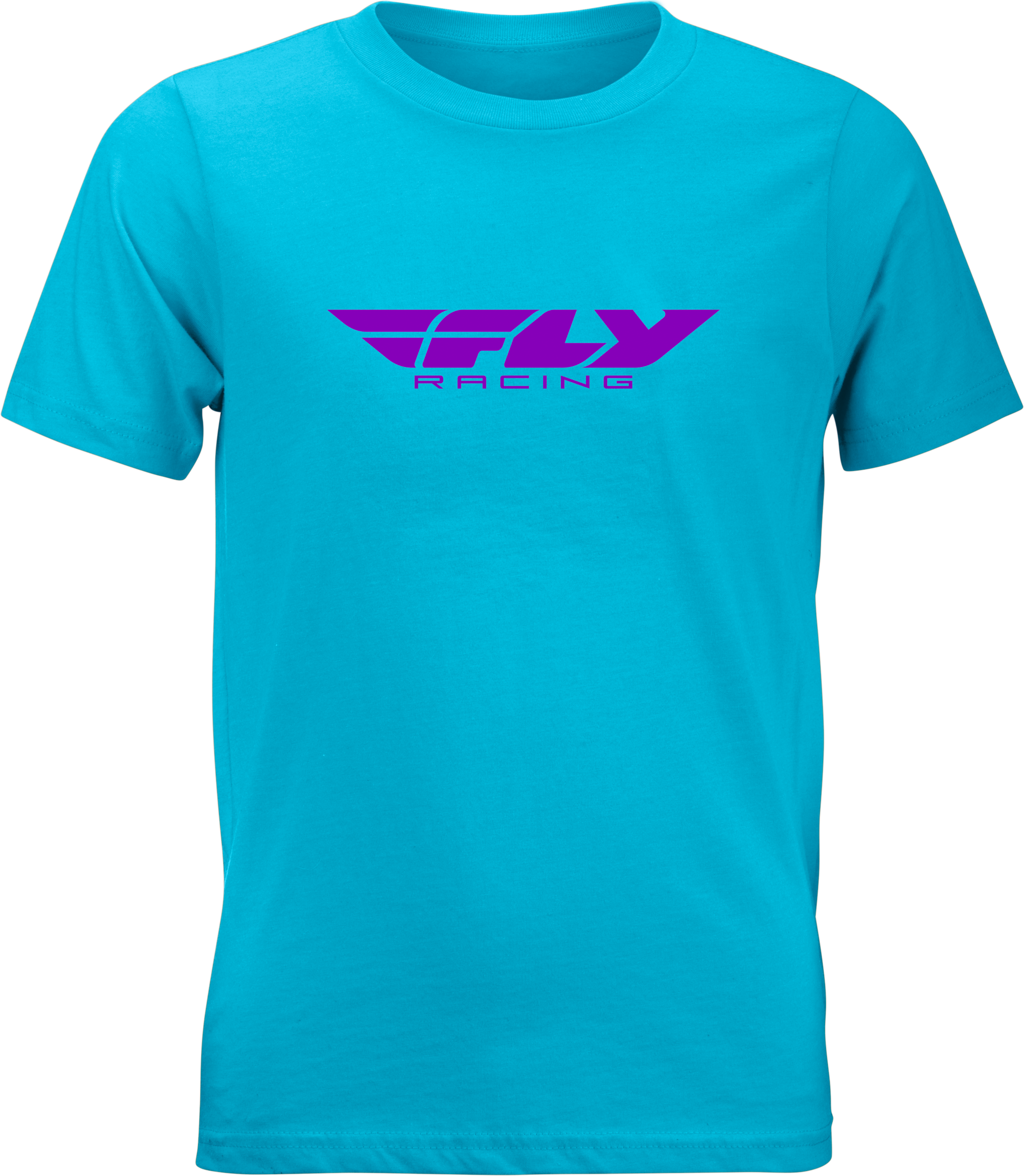 Fly Racing Youth Fly Corporate Tee Blue/Purple Ym 352-0675YM