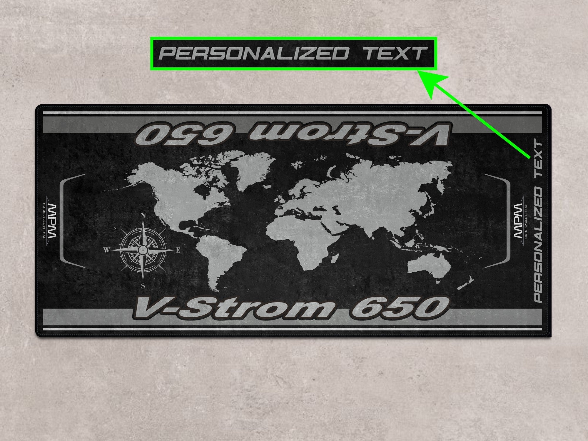 MPM Motorcycle Mat for Suzuki V-STROM 650 - MM7380