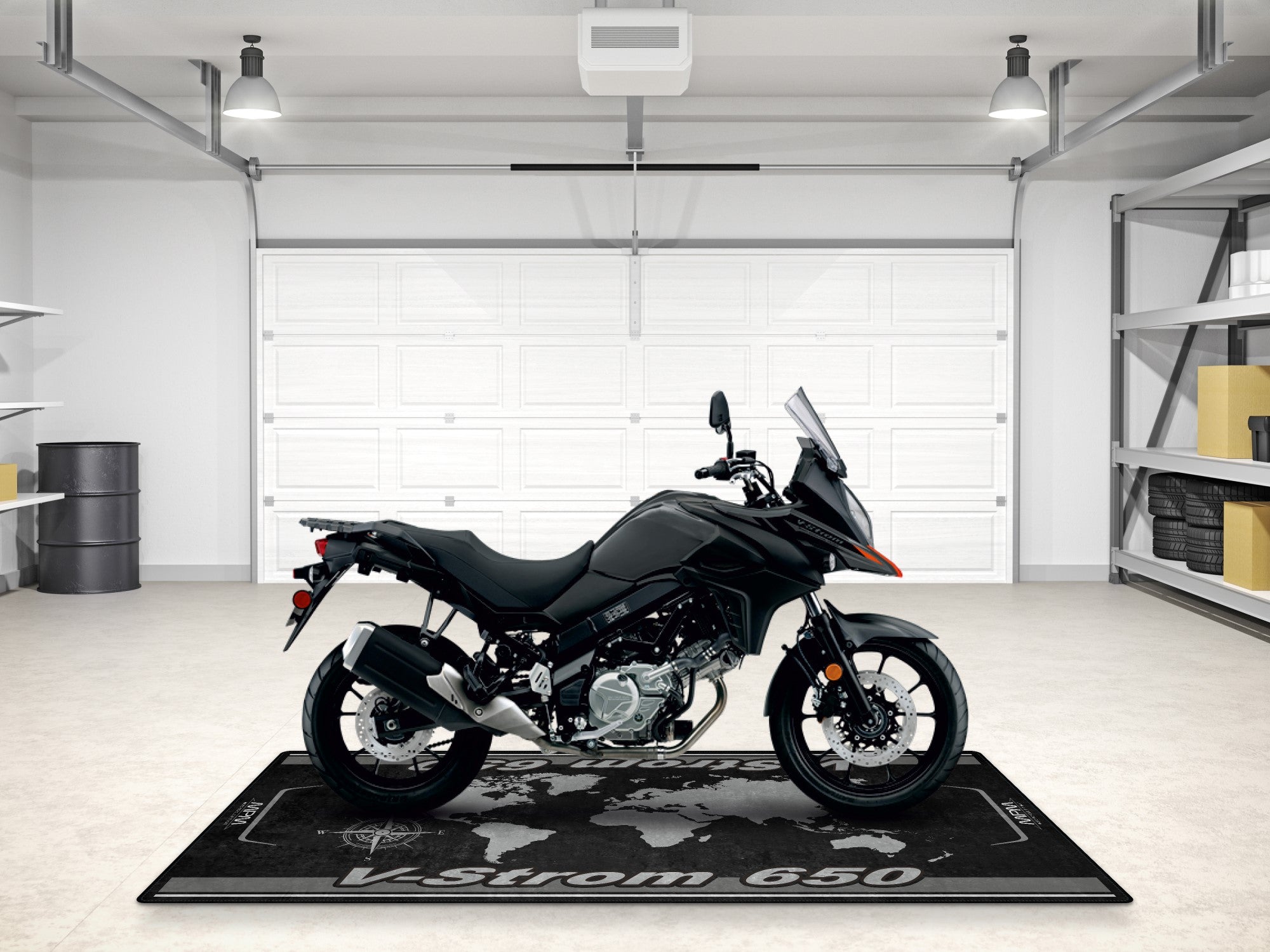 MPM Motorcycle Mat for Suzuki V-STROM 650 - MM7380