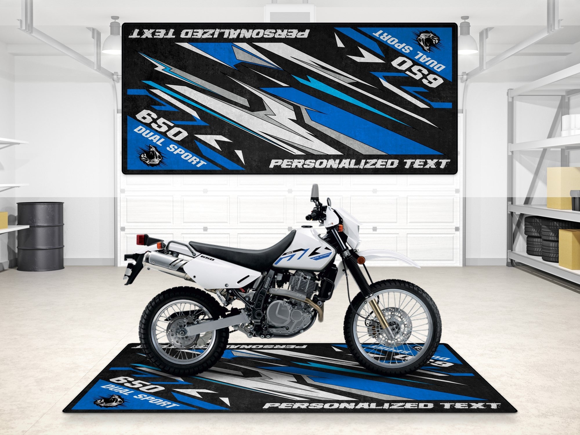 MPM Motorcycle Mat for Suzuki DR650S - MM7381