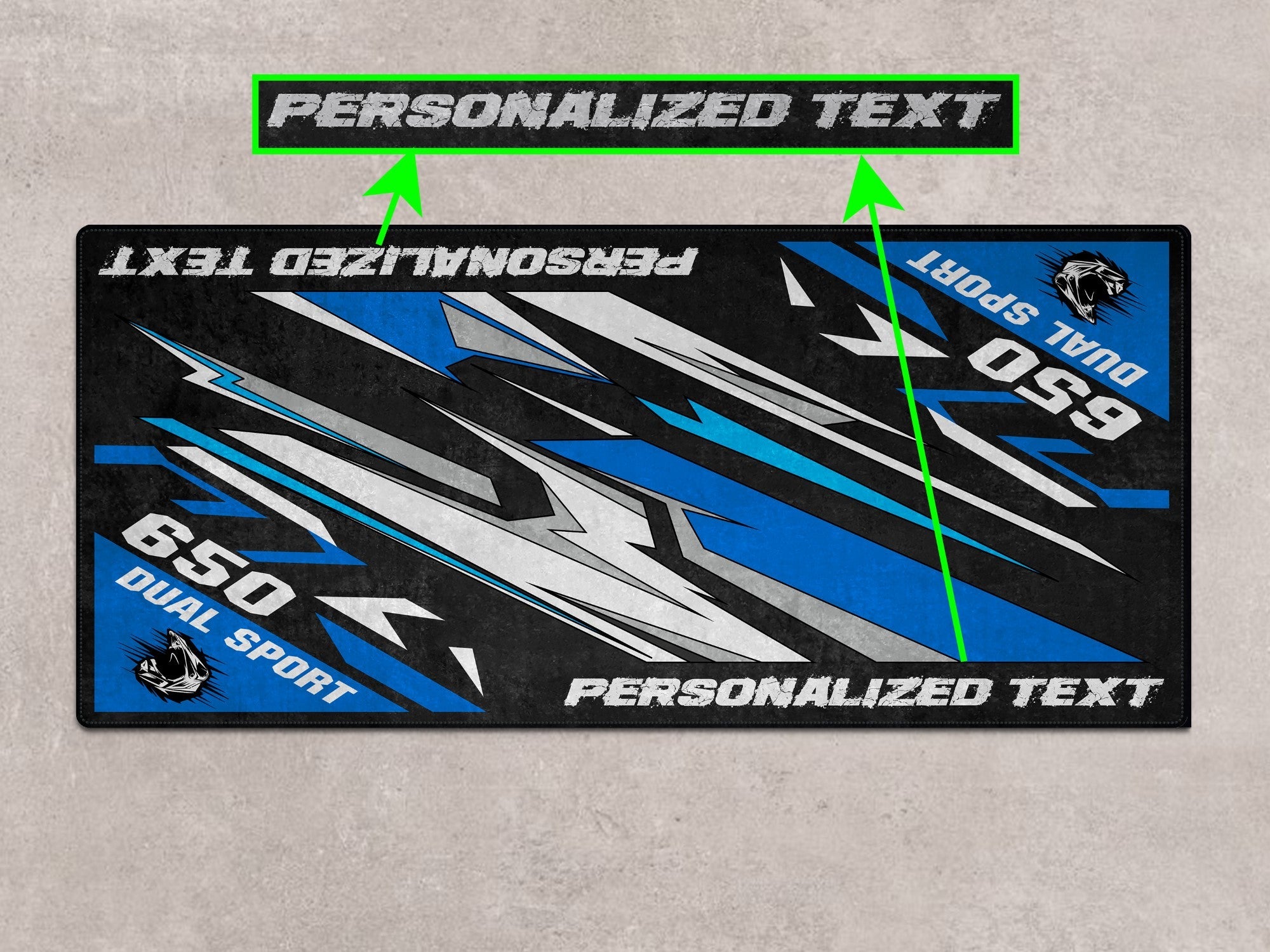 MPM Motorcycle Mat for Suzuki DR650S - MM7381