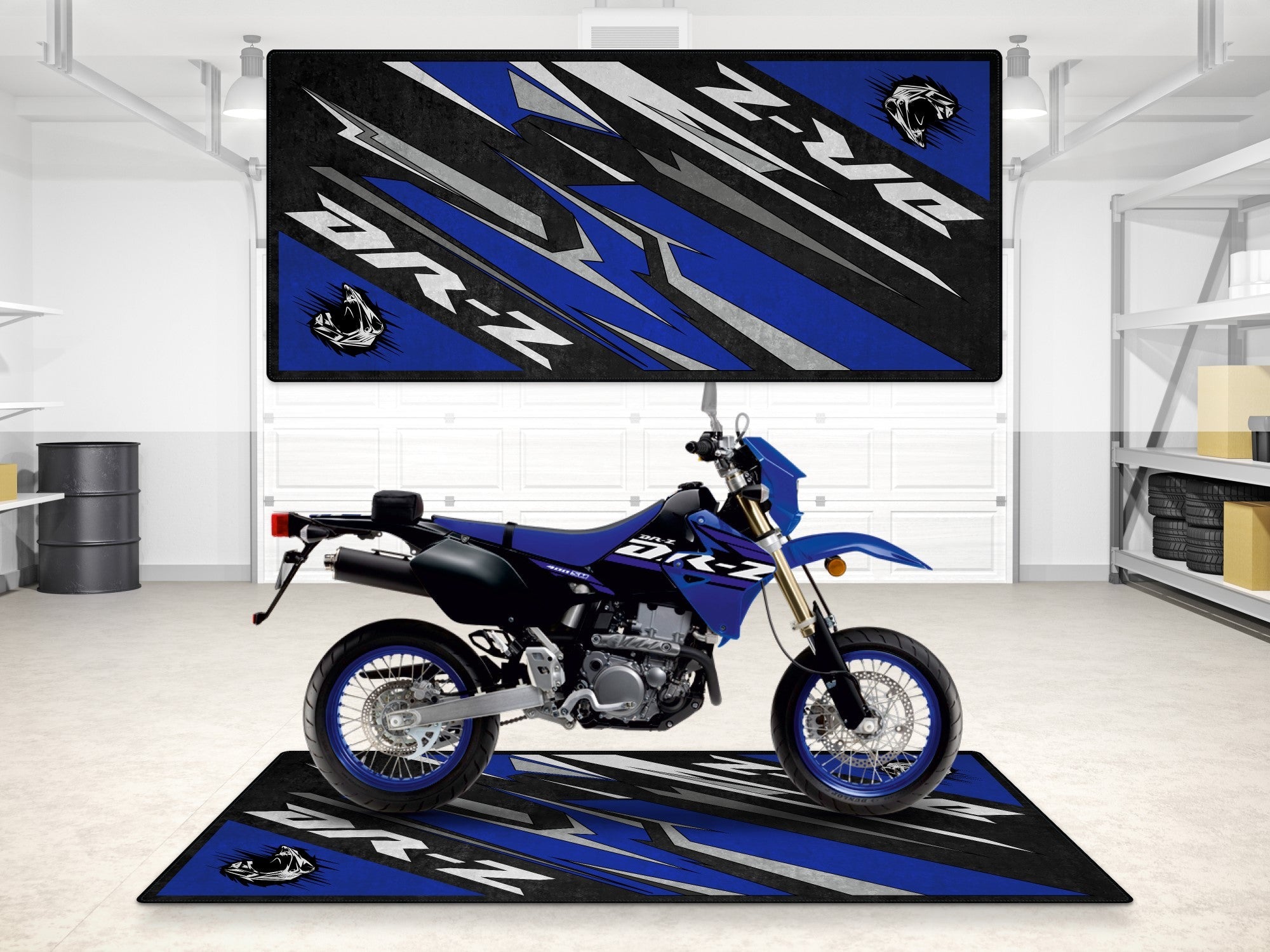 MPM Motorcycle Mat for Suzuki DR-Z - MM7382