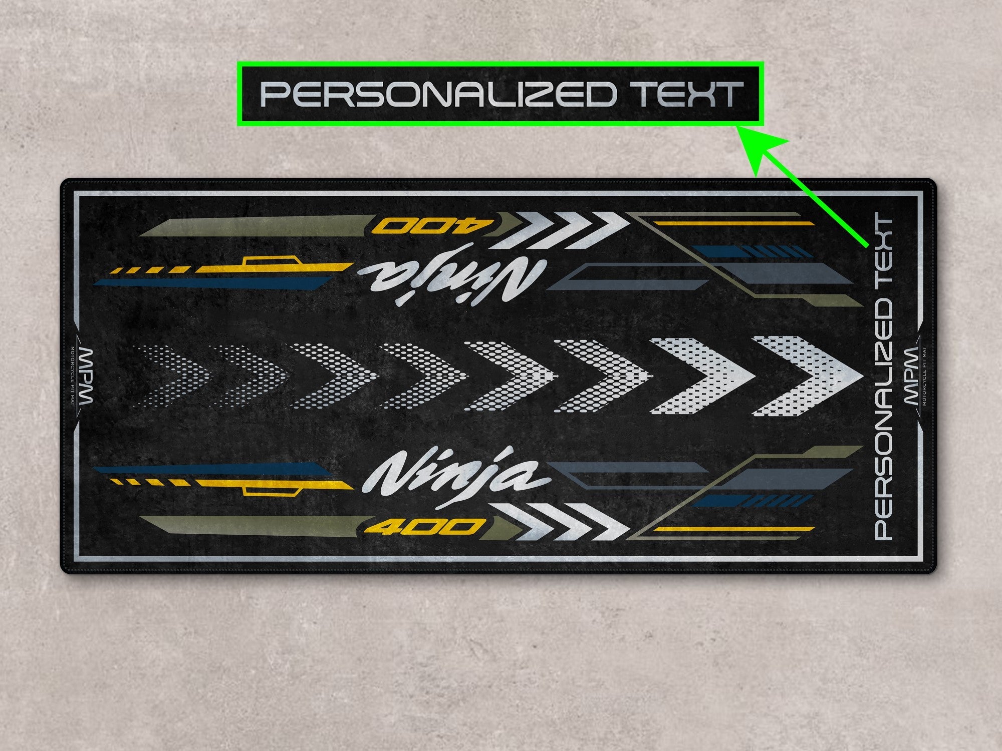 MPM Motorcycle Mat for Kawasaki Ninja 400 - MM7386