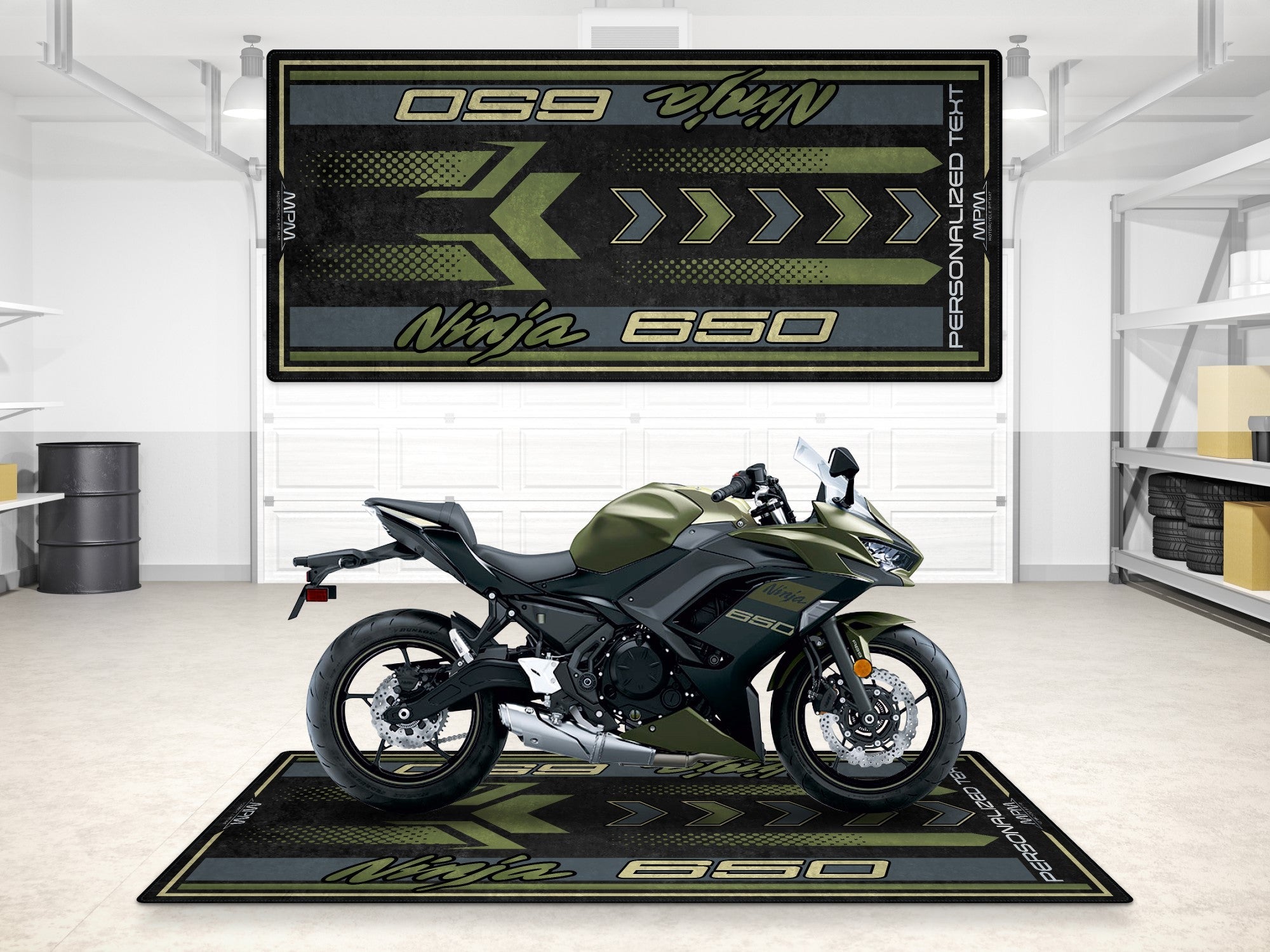 MPM Motorcycle Mat for Kawasaki Ninja 650 - MM7388