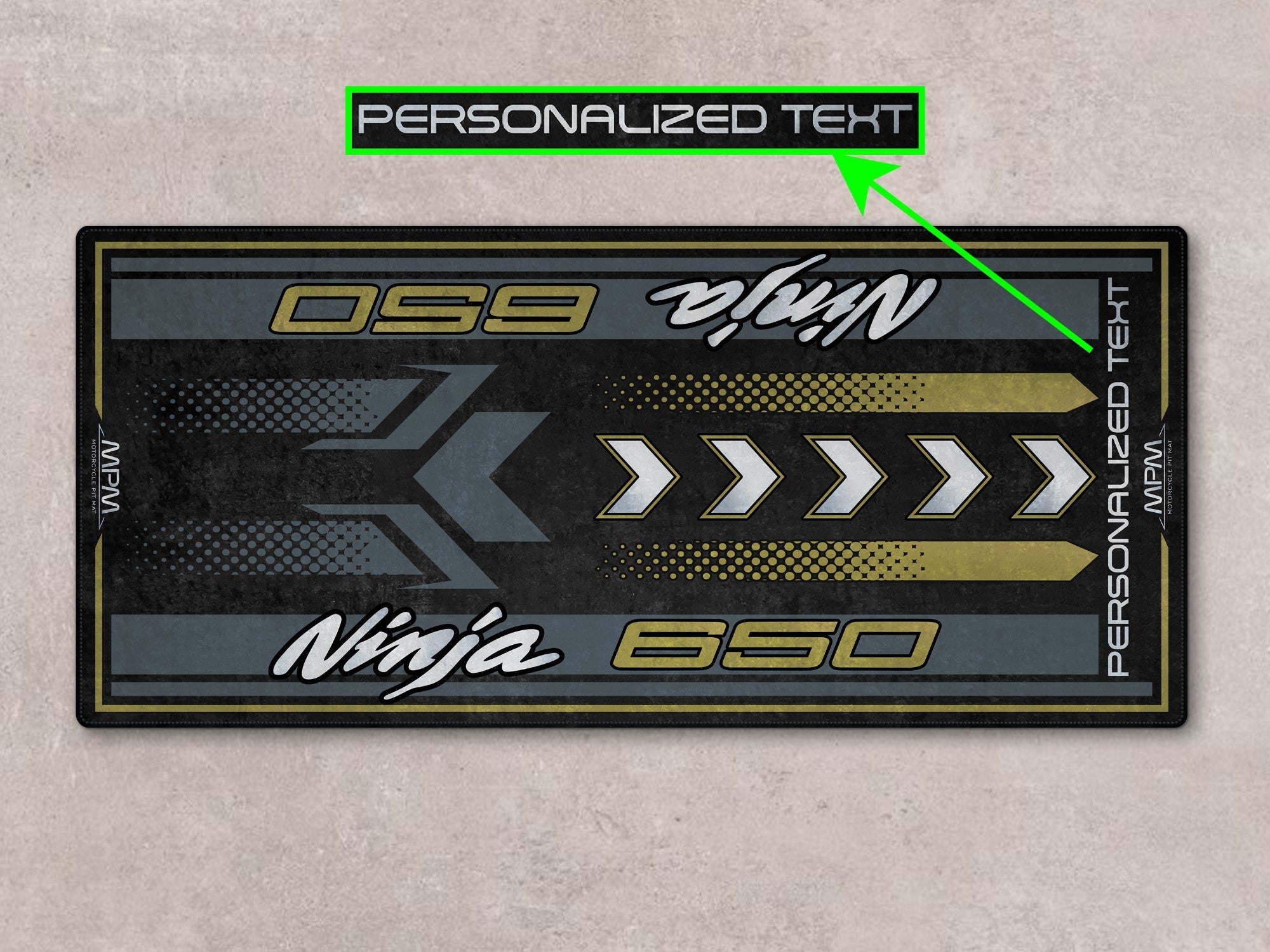 MPM Motorcycle Mat for Kawasaki Ninja 650 - MM7388