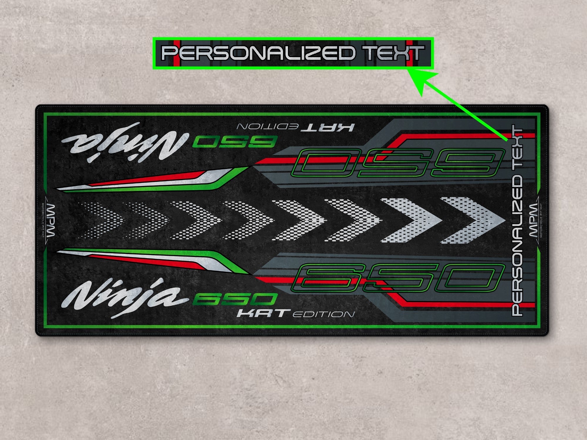 MPM Motorcycle Mat for Kawasaki Ninja 650 KRT Edition - MM7389