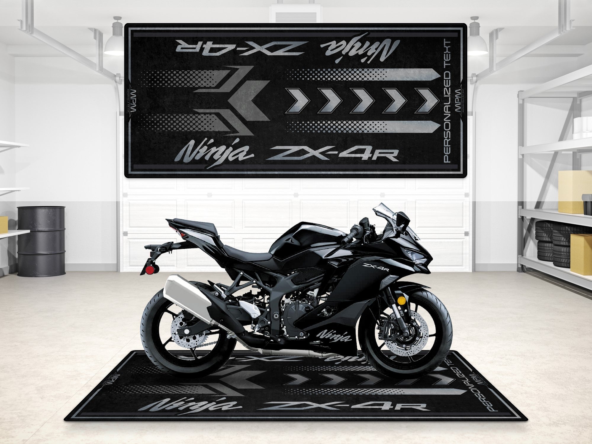 MPM Motorcycle Mat for Kawasaki Ninja ZX-4R - MM7391