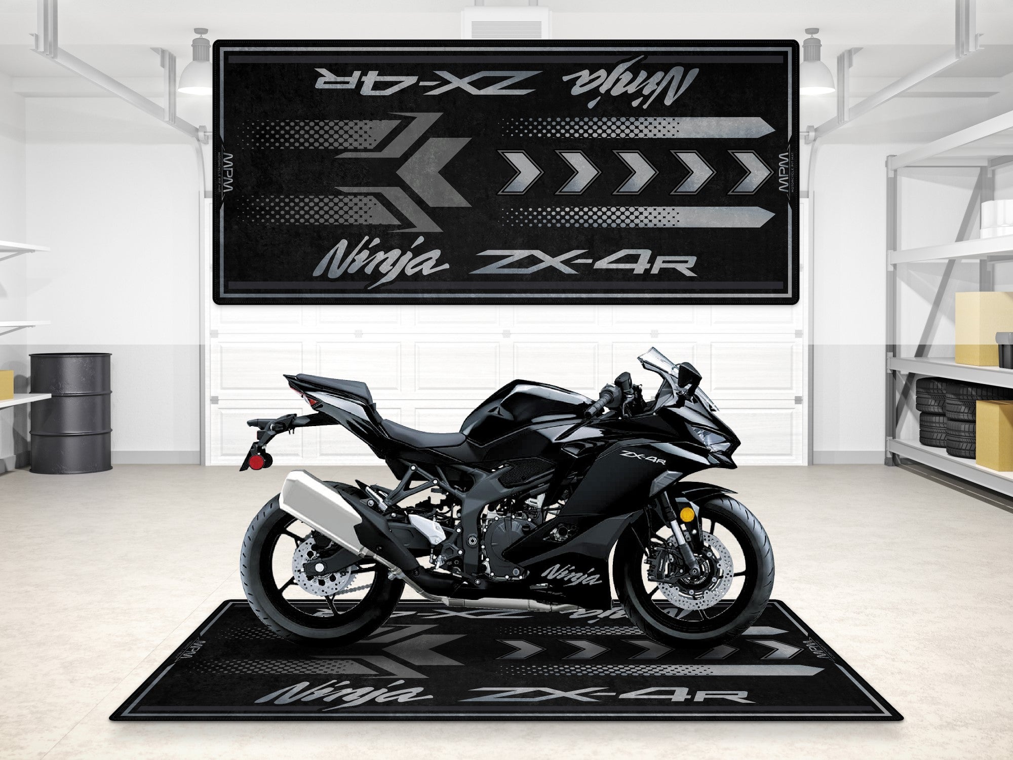 MPM Motorcycle Mat for Kawasaki Ninja ZX-4R - MM7391