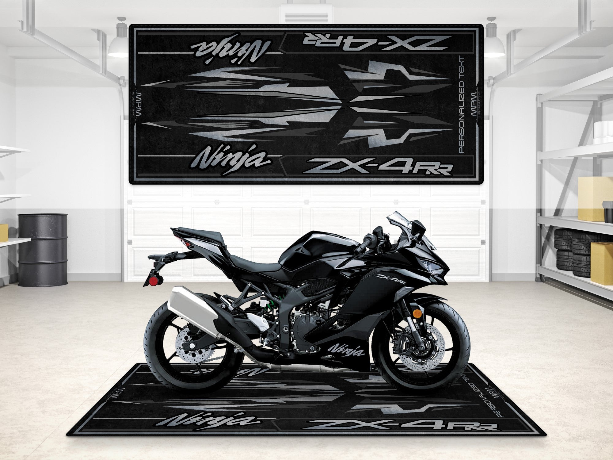 MPM Motorcycle Mat for Kawasaki Ninja ZX-4RR - MM7392