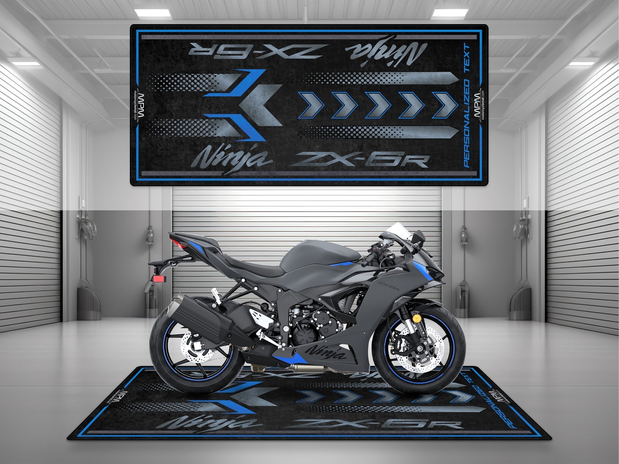 MPM Motorcycle Mat for Kawasaki ZX-6R - MM7395