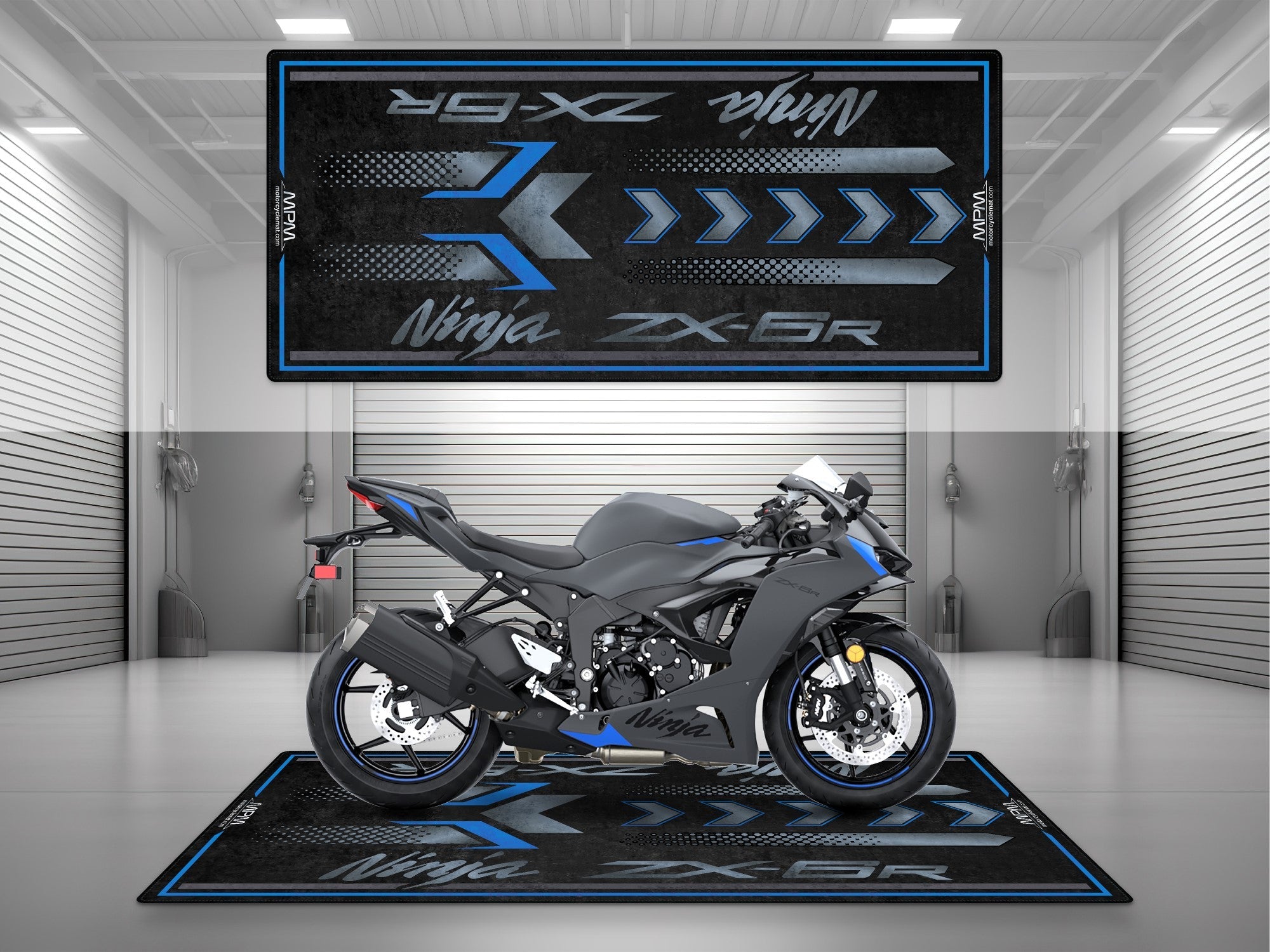MPM Motorcycle Mat for Kawasaki ZX-6R - MM7395
