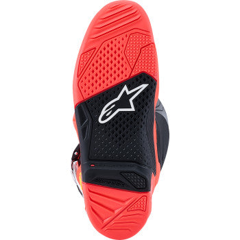 ALPINESTARS Tech 7 Boots - Black/Fluorescent Red/Fluorescent Pink - US 7 / EU 40.5 2012025-1576-7