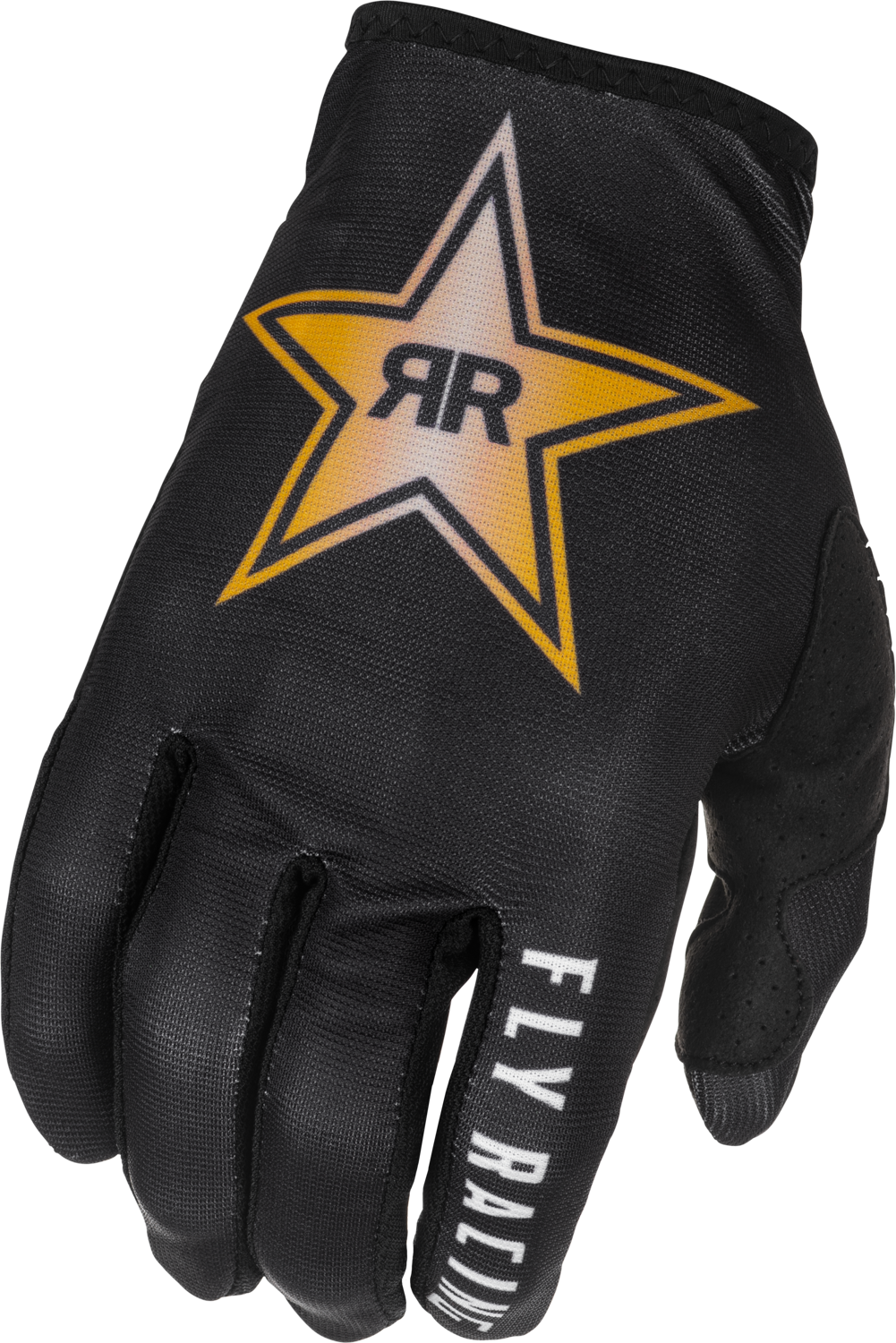 Fly Racing Lite Rockstar Gloves Black/Gold Xl 374-013X