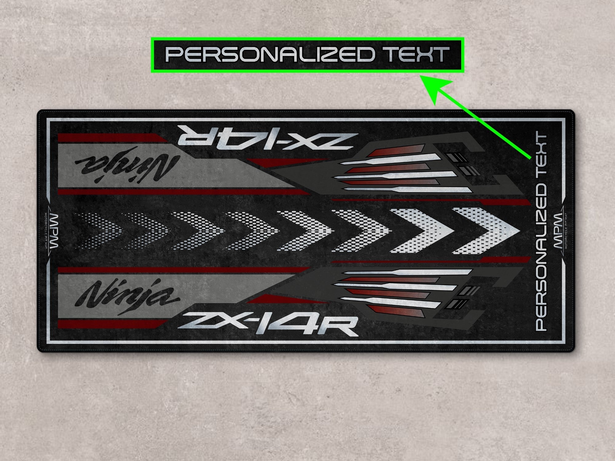 MPM Motorcycle Mat for Kawasaki Ninja ZX-14R - MM7403