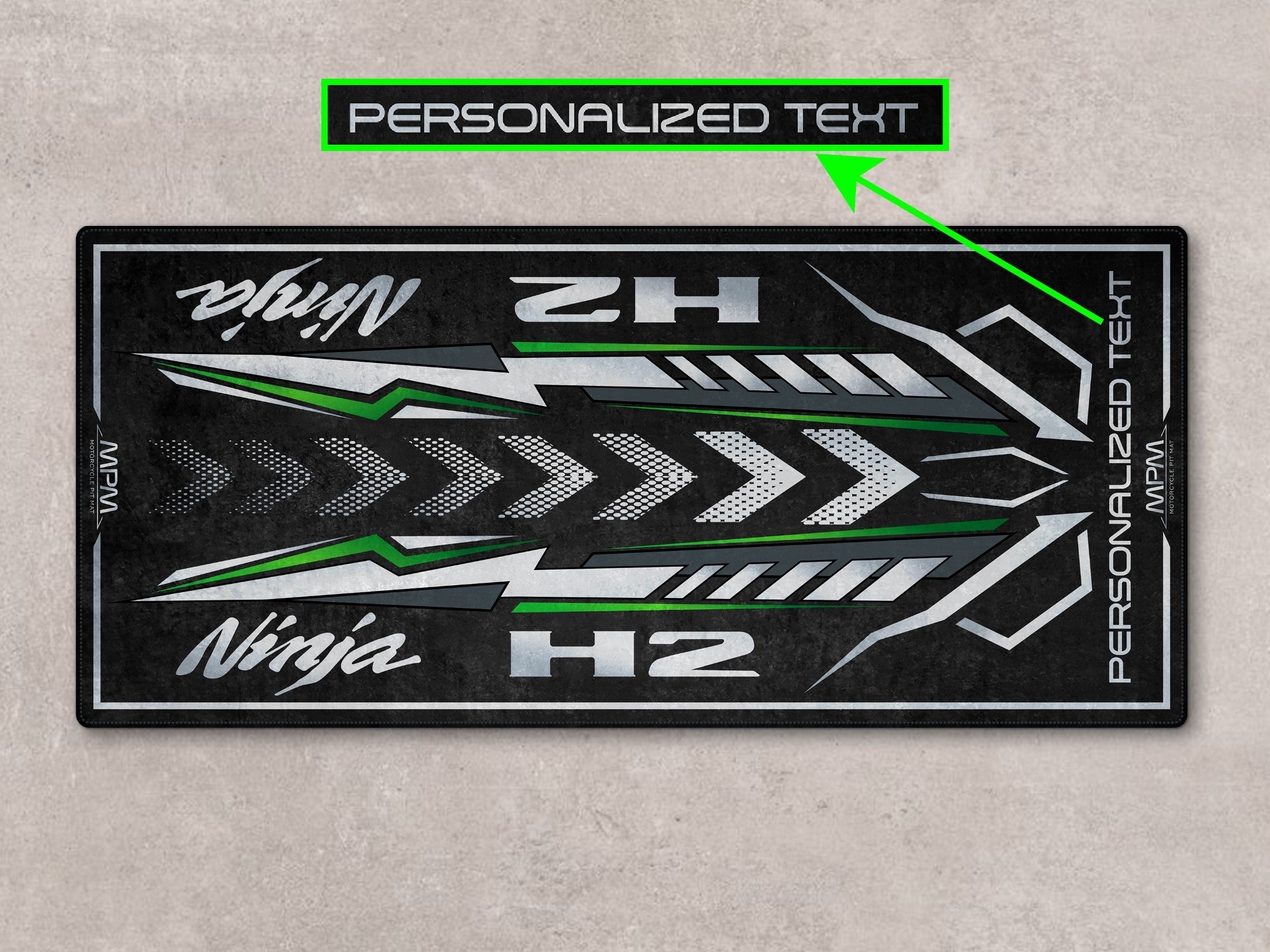 MPM Motorcycle Mat for Kawasaki Ninja H2 - MM7405