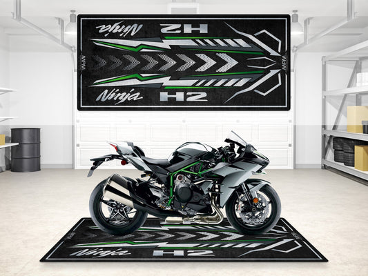 MPM Motorcycle Mat for Kawasaki Ninja H2 - MM7405