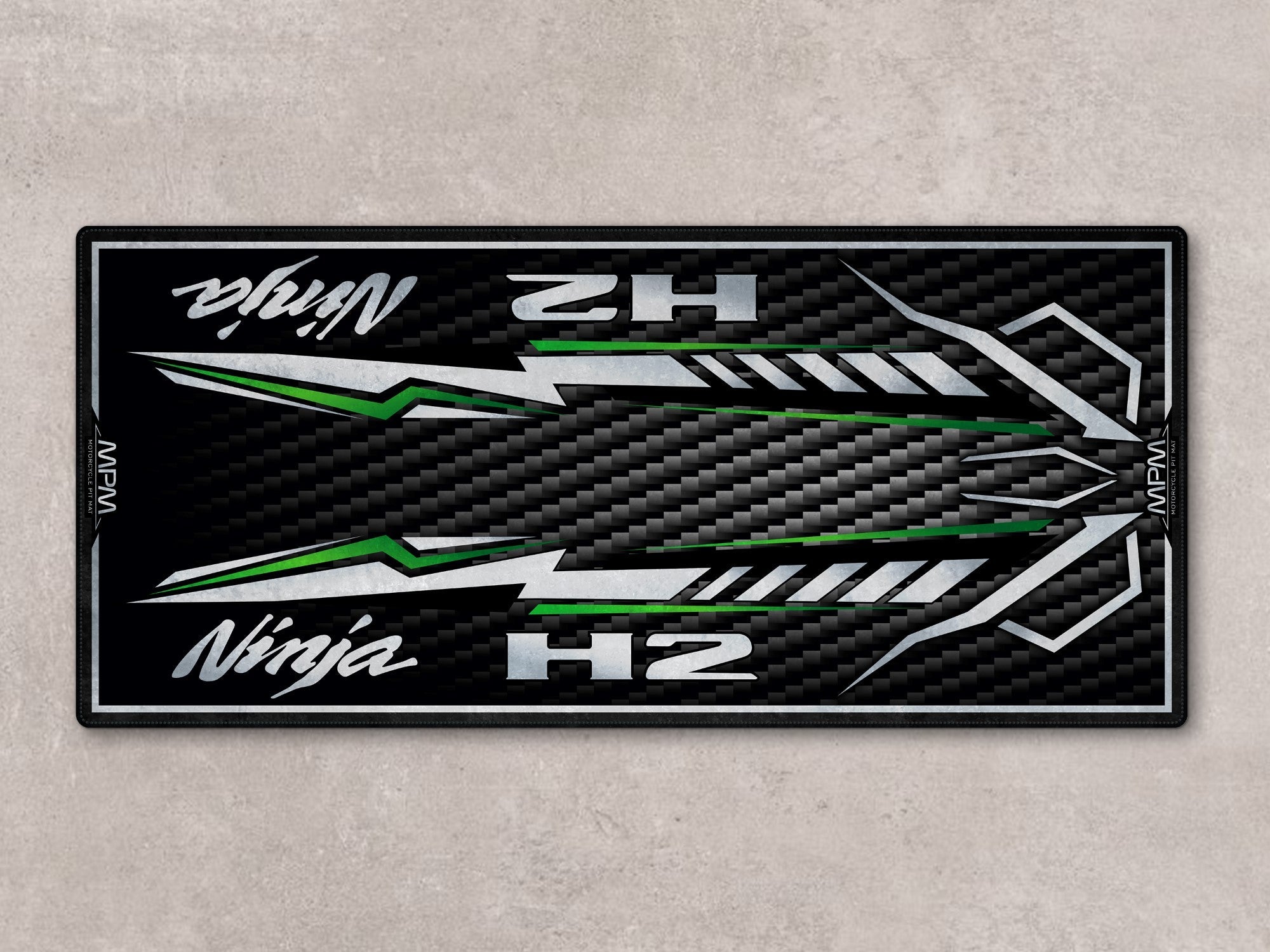 MPM Motorcycle Mat for Kawasaki Ninja H2 Carbon - MM7406