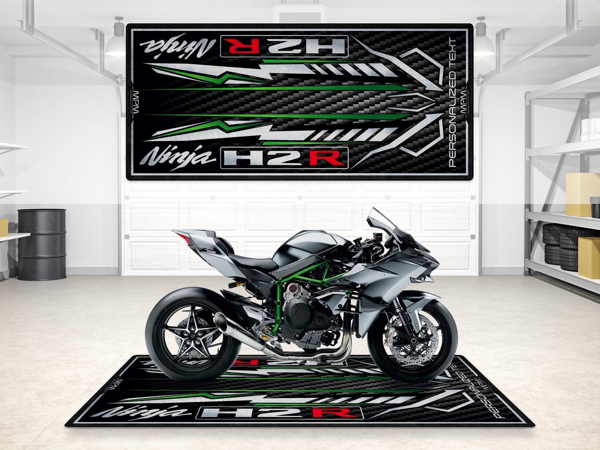 MPM Motorcycle Mat for Kawasaki Ninja H2R - MM7407