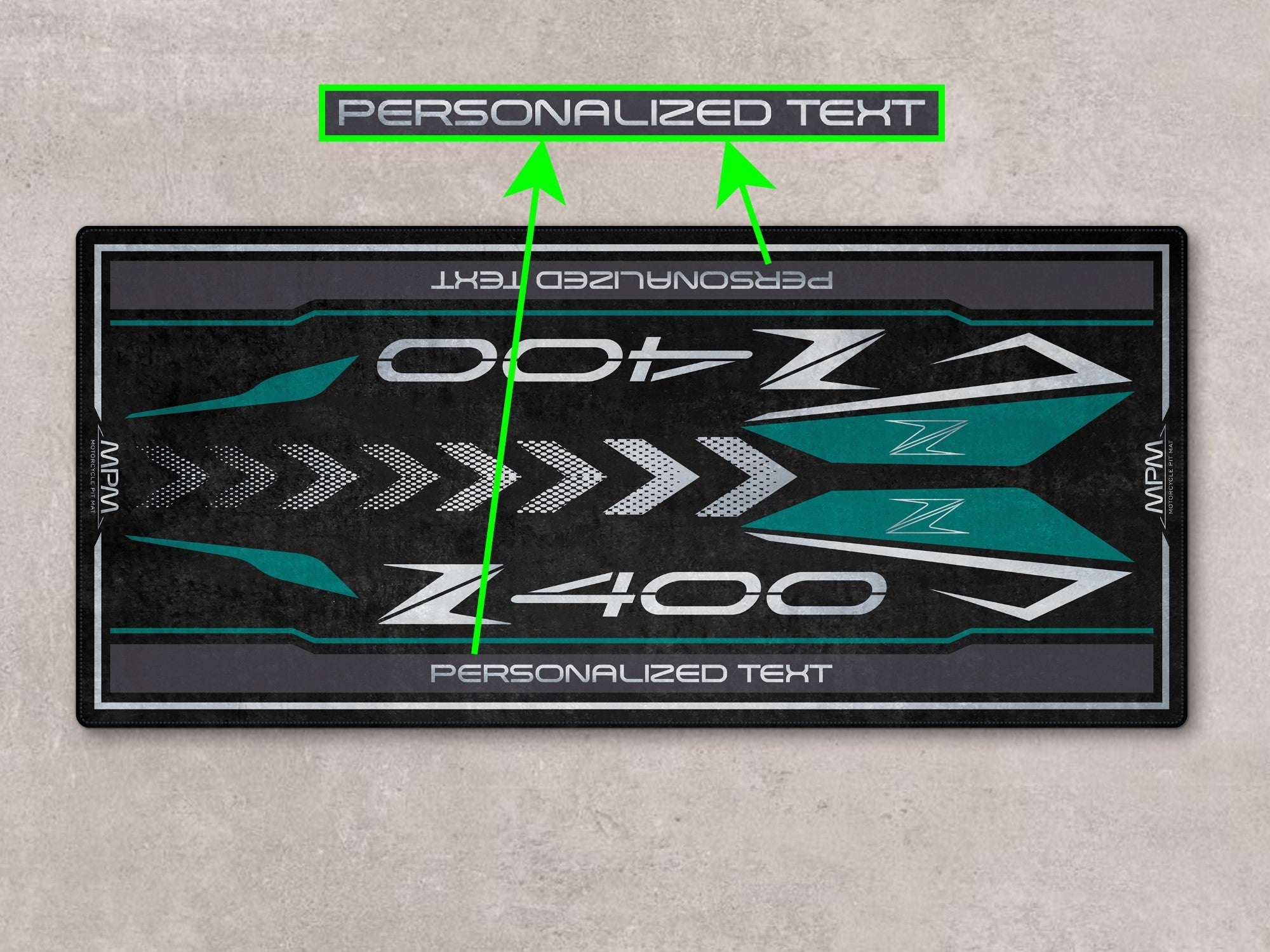 MPM Motorcycle Mat for Kawasaki Z400 - MM7410