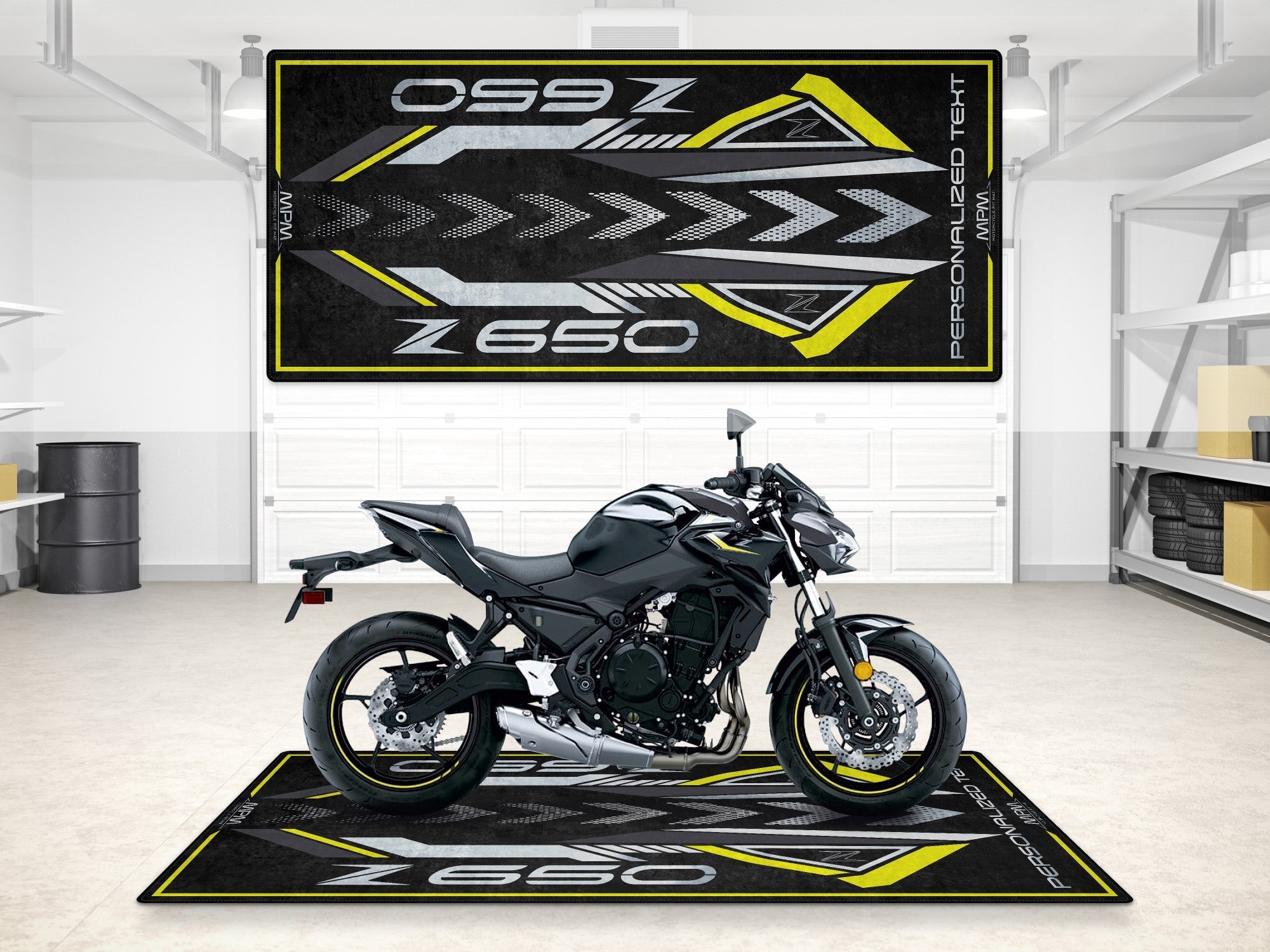MPM Motorcycle Mat for Kawasaki Z650 - MM7411