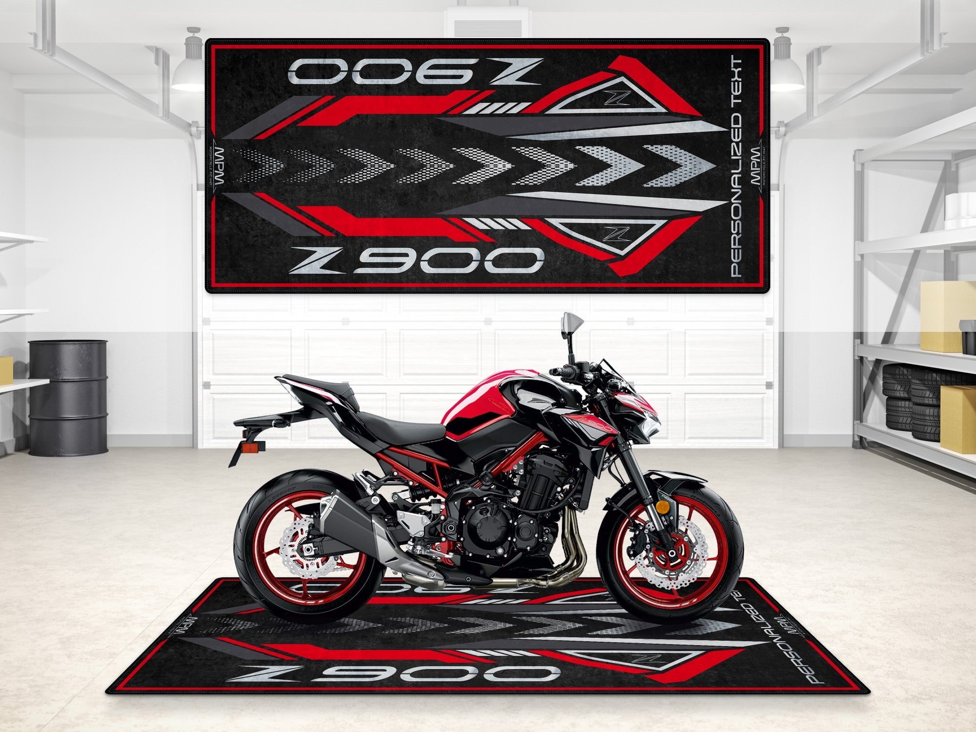 MPM Motorcycle Mat for Kawasaki Z900 - MM7412