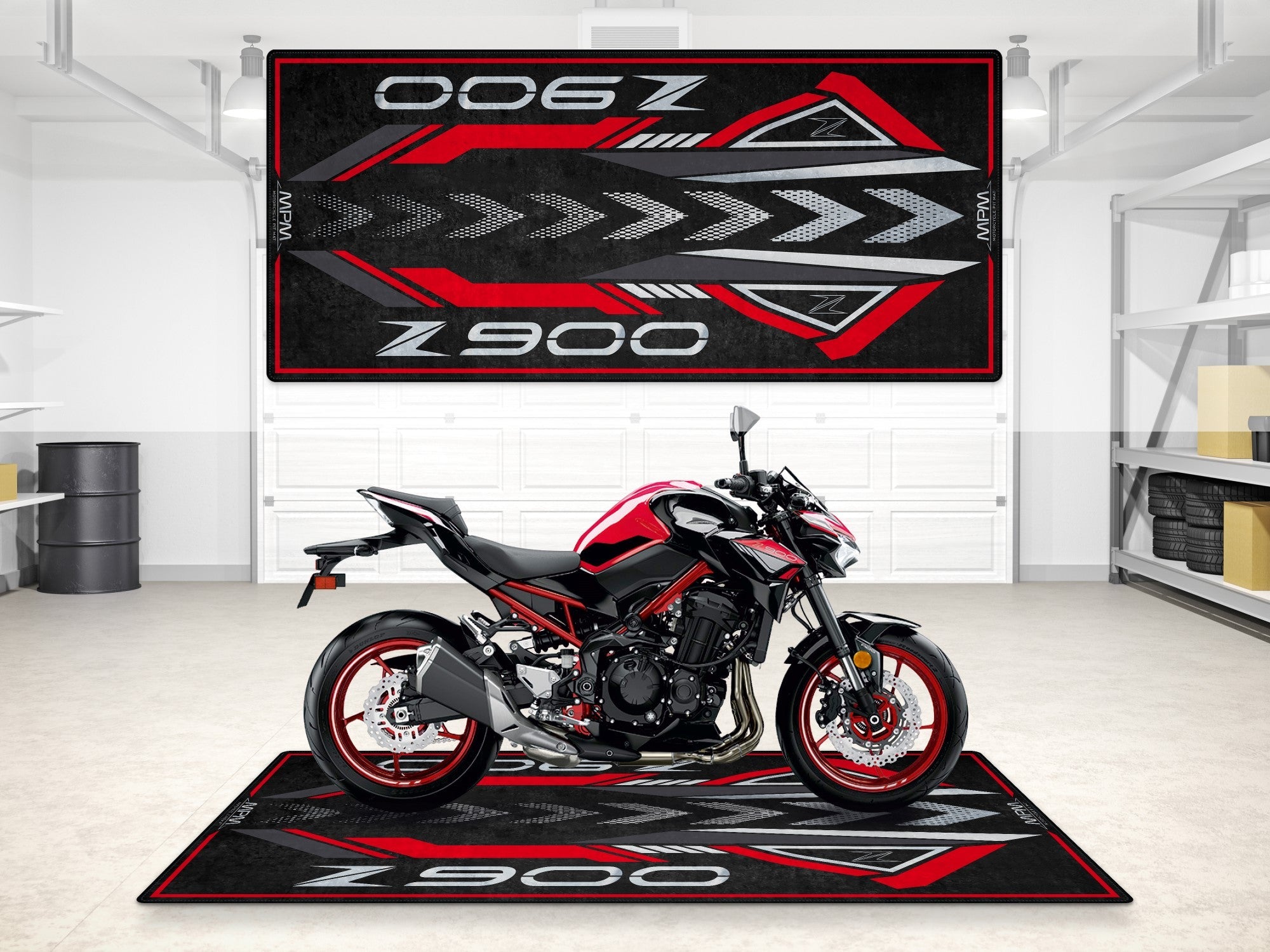 MPM Motorcycle Mat for Kawasaki Z900 - MM7412
