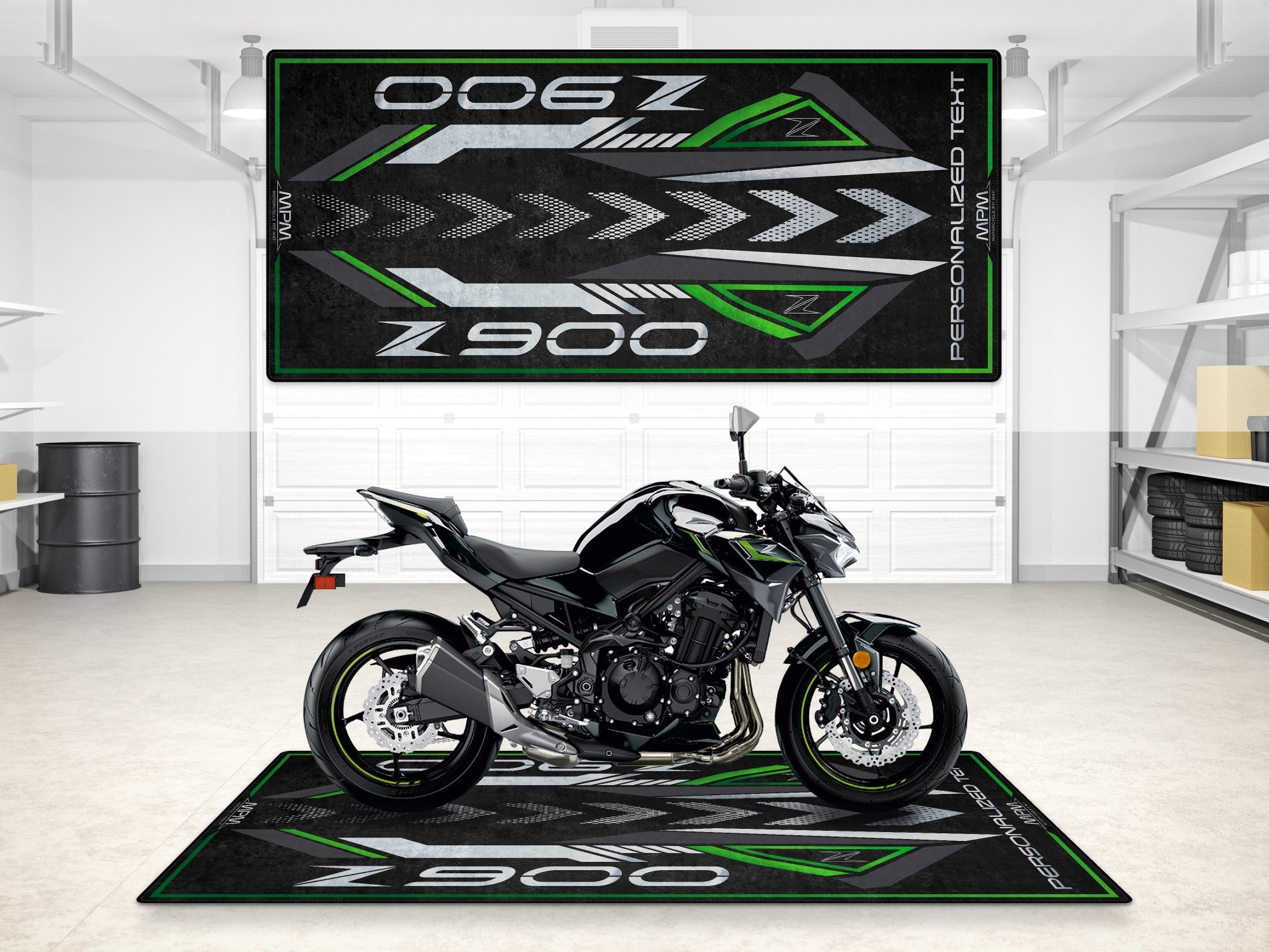 MPM Motorcycle Mat for Kawasaki Z900 - MM7412