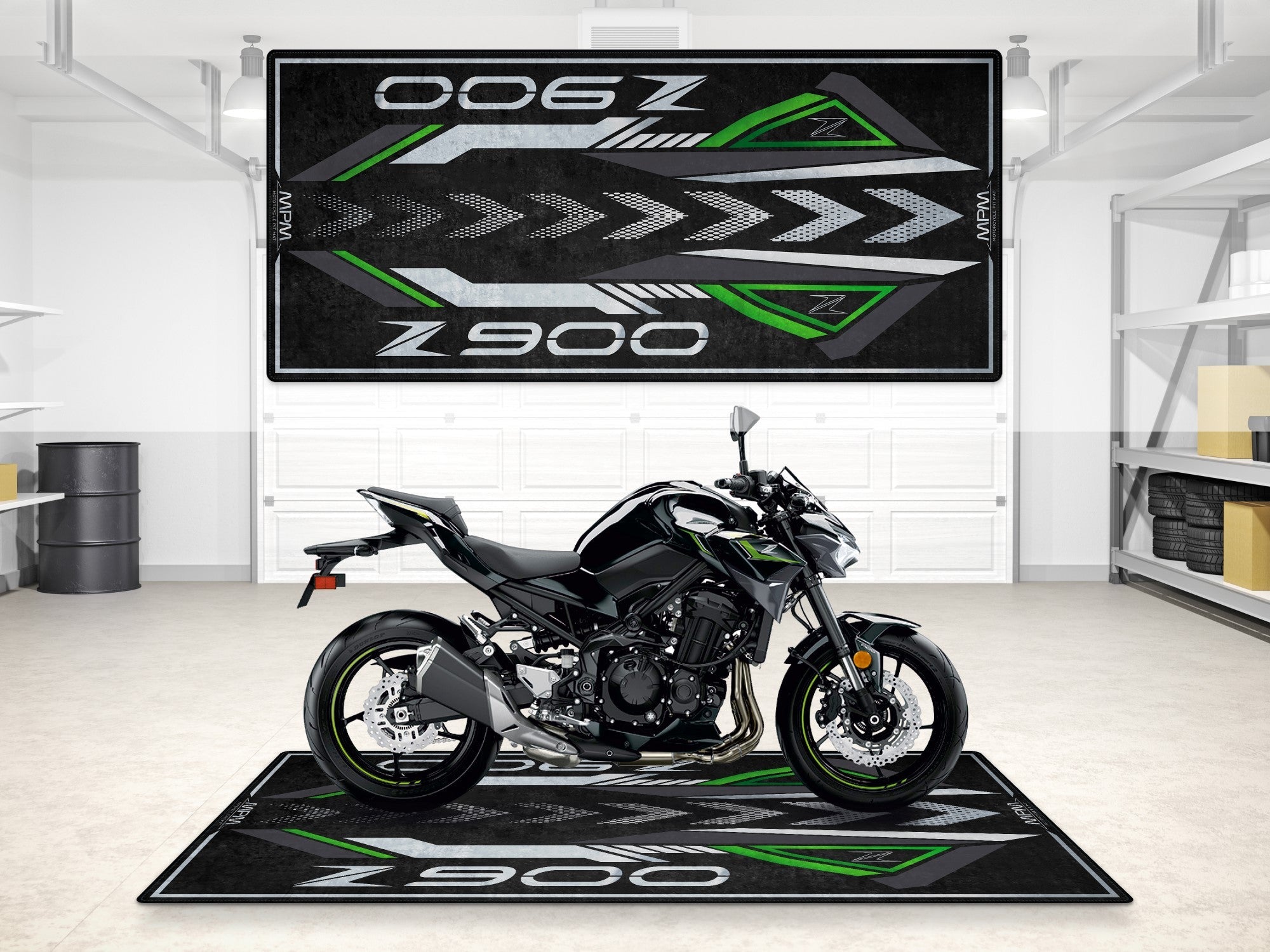 MPM Motorcycle Mat for Kawasaki Z900 - MM7412